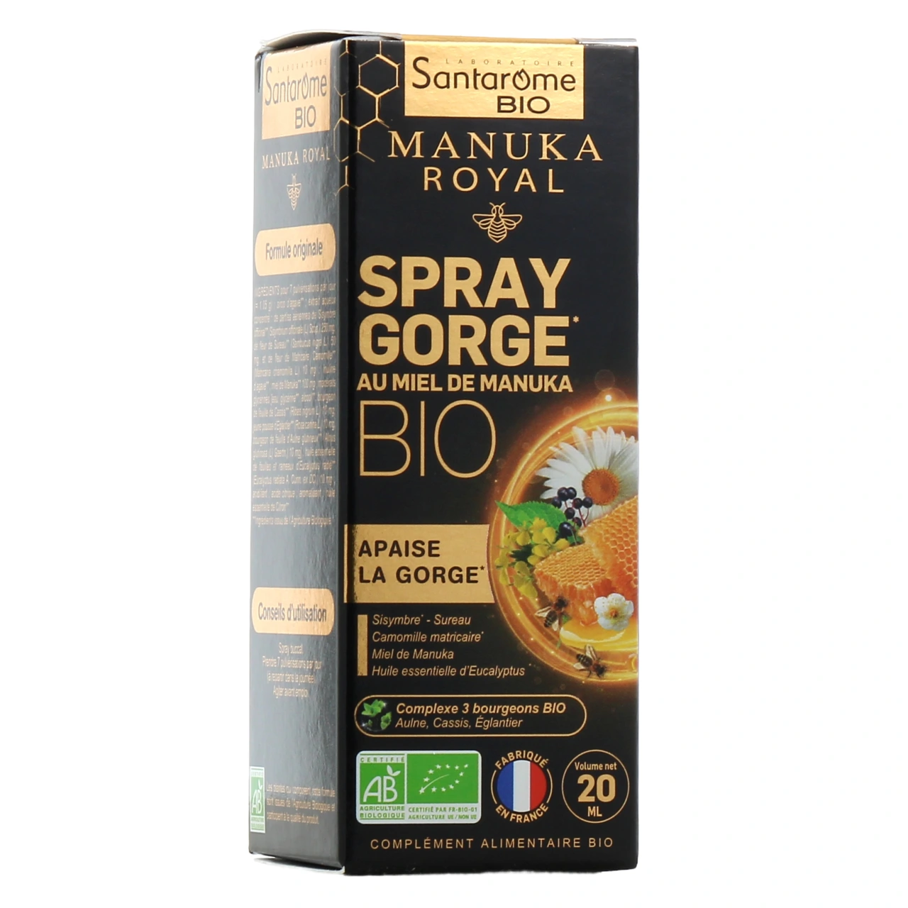 Santarome Spray Gorge Miel de Manuka Bio - Vue 2