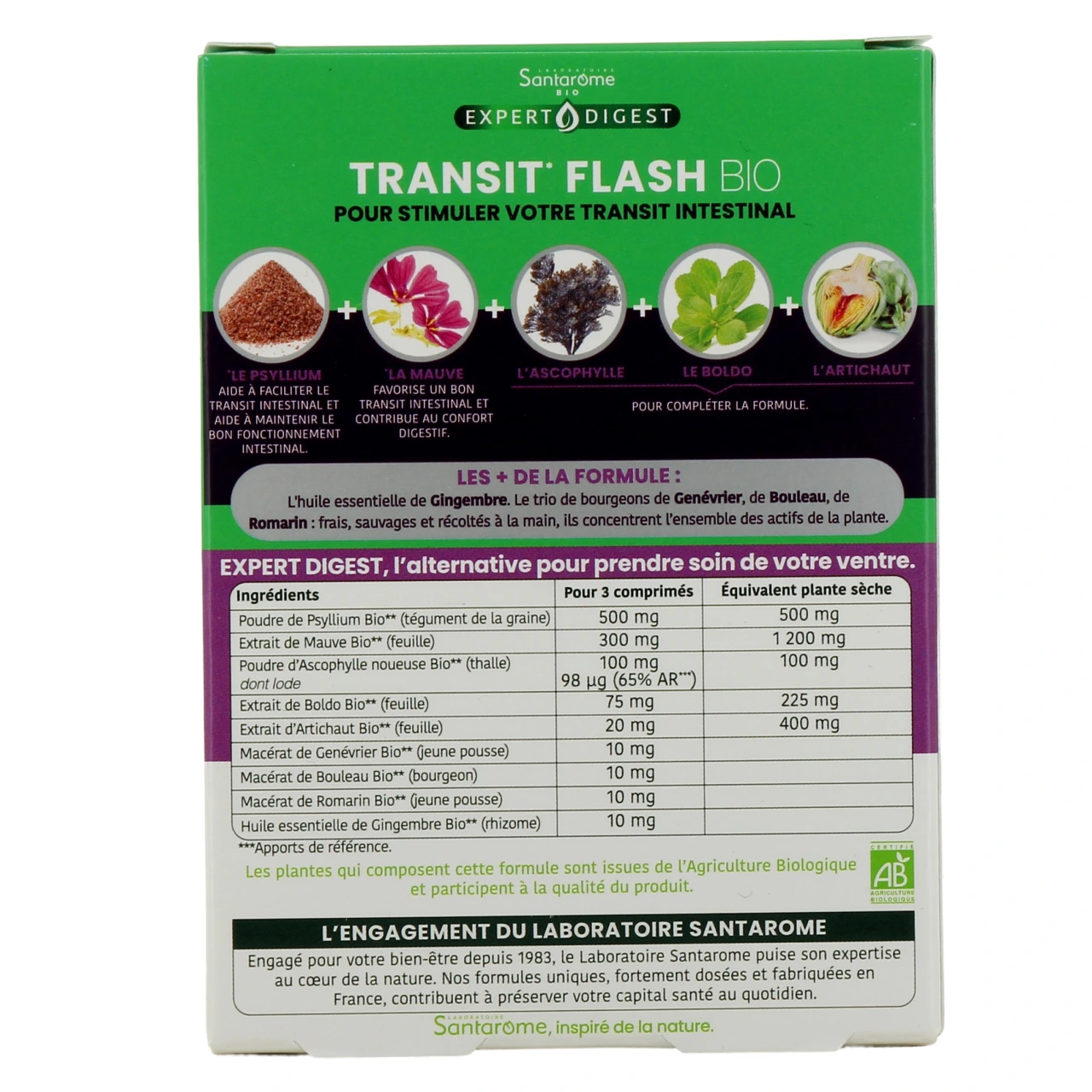 Santarome Transit Flash Bio - Vue 3