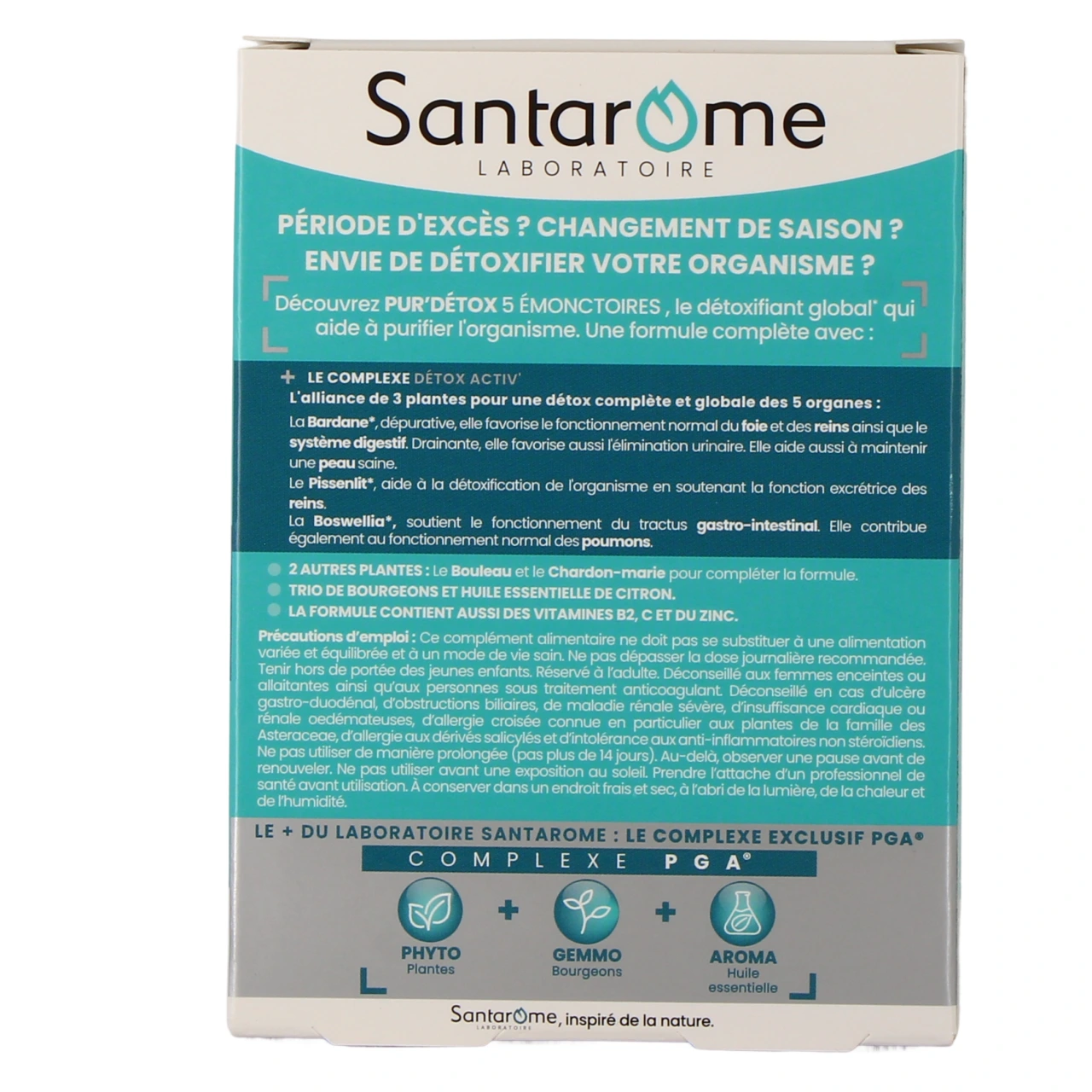 Santarome Pur'Détox 5 Émonctoires - Vue 6