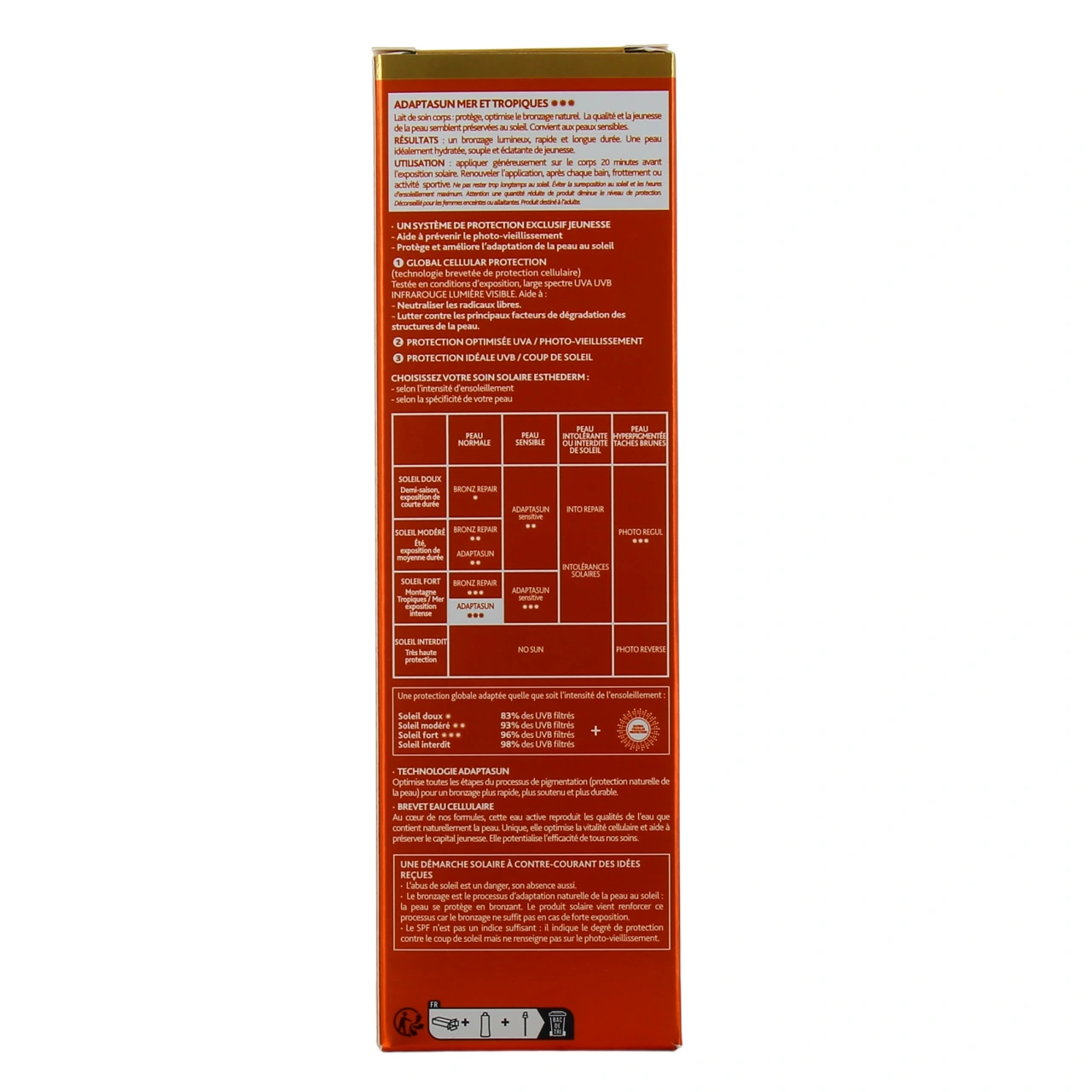 Esthederm Adaptasun Lait Protecteur Corps Soleil Fort - Vue 3