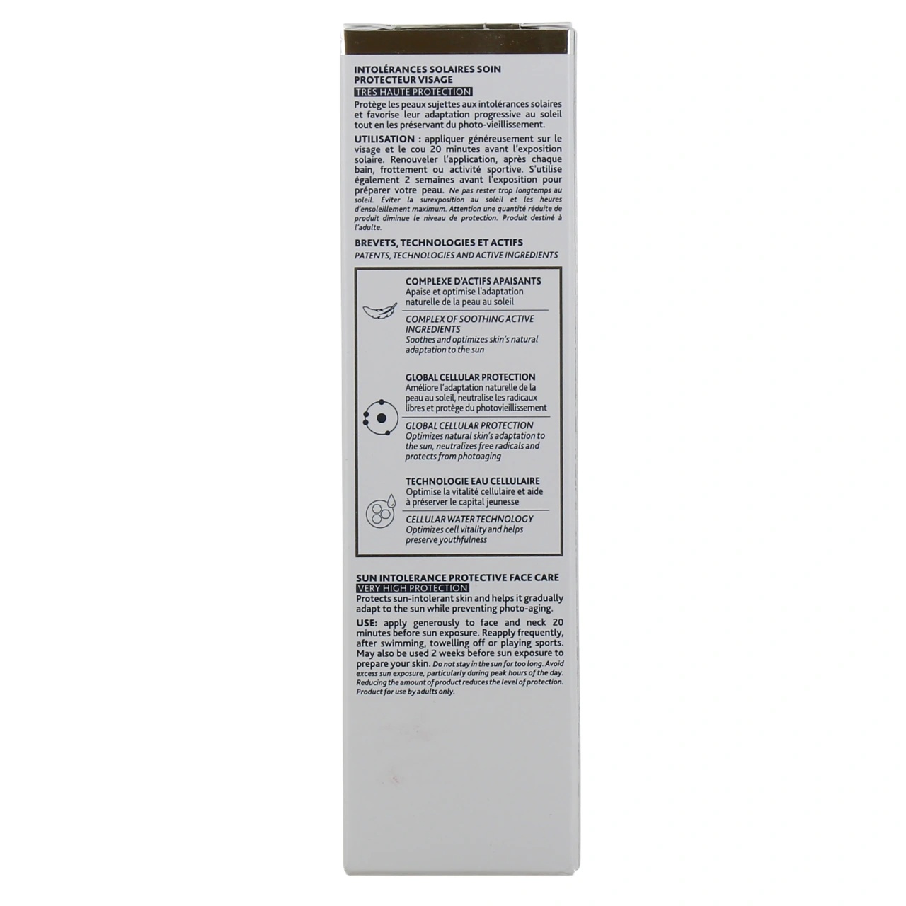 Esthederm Intolérances Solaires Soin Protecteur Visage SPF50+ - Vue 3
