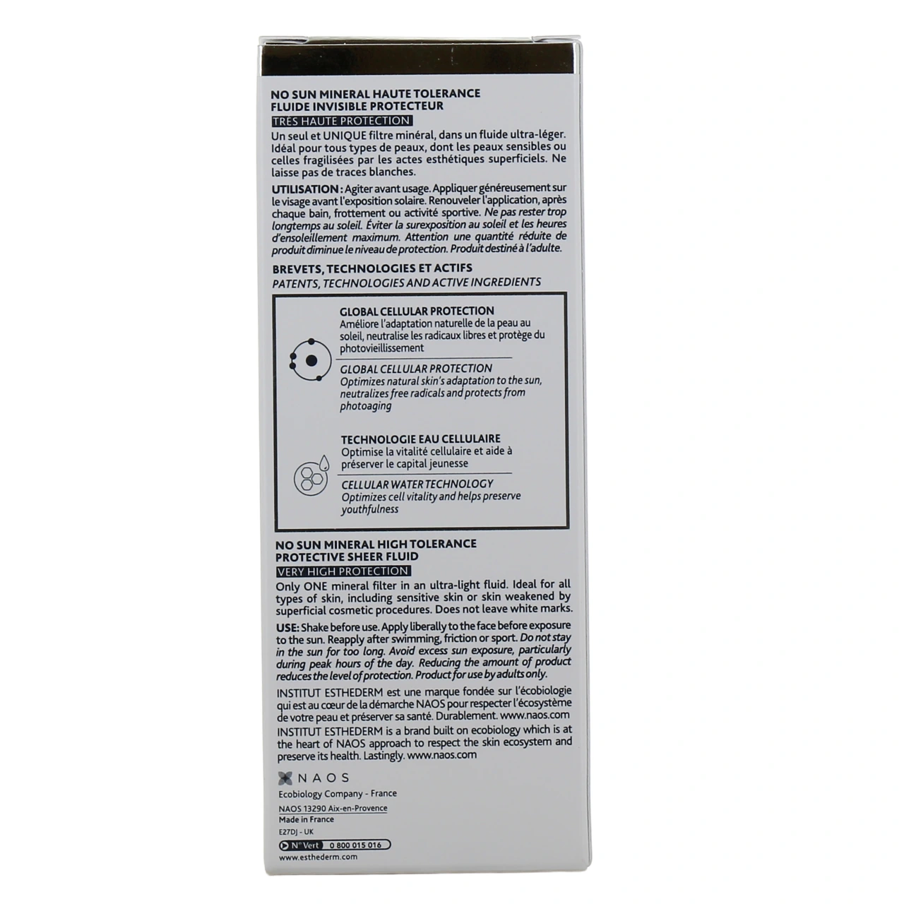 Esthederm No Sun Mineral Fluide Invisible - Vue 3