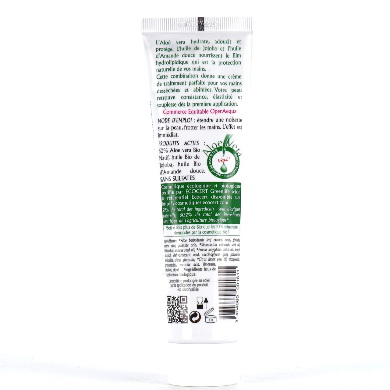 Pur Aloé Crème Mains Bio 70% Aloé Vera - Vue 5