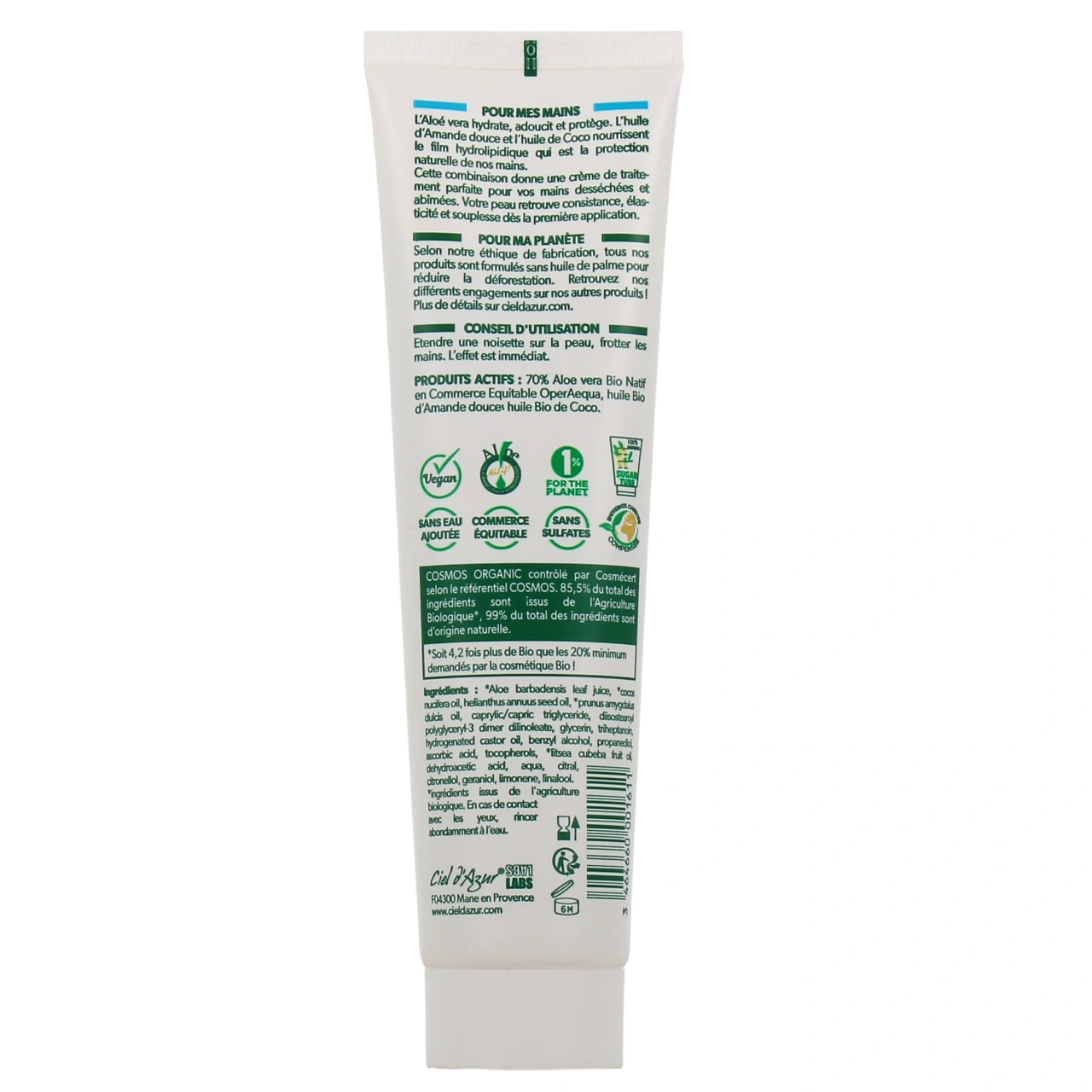 Pur Aloé Crème Mains Bio 70% Aloé Vera - Vue 3