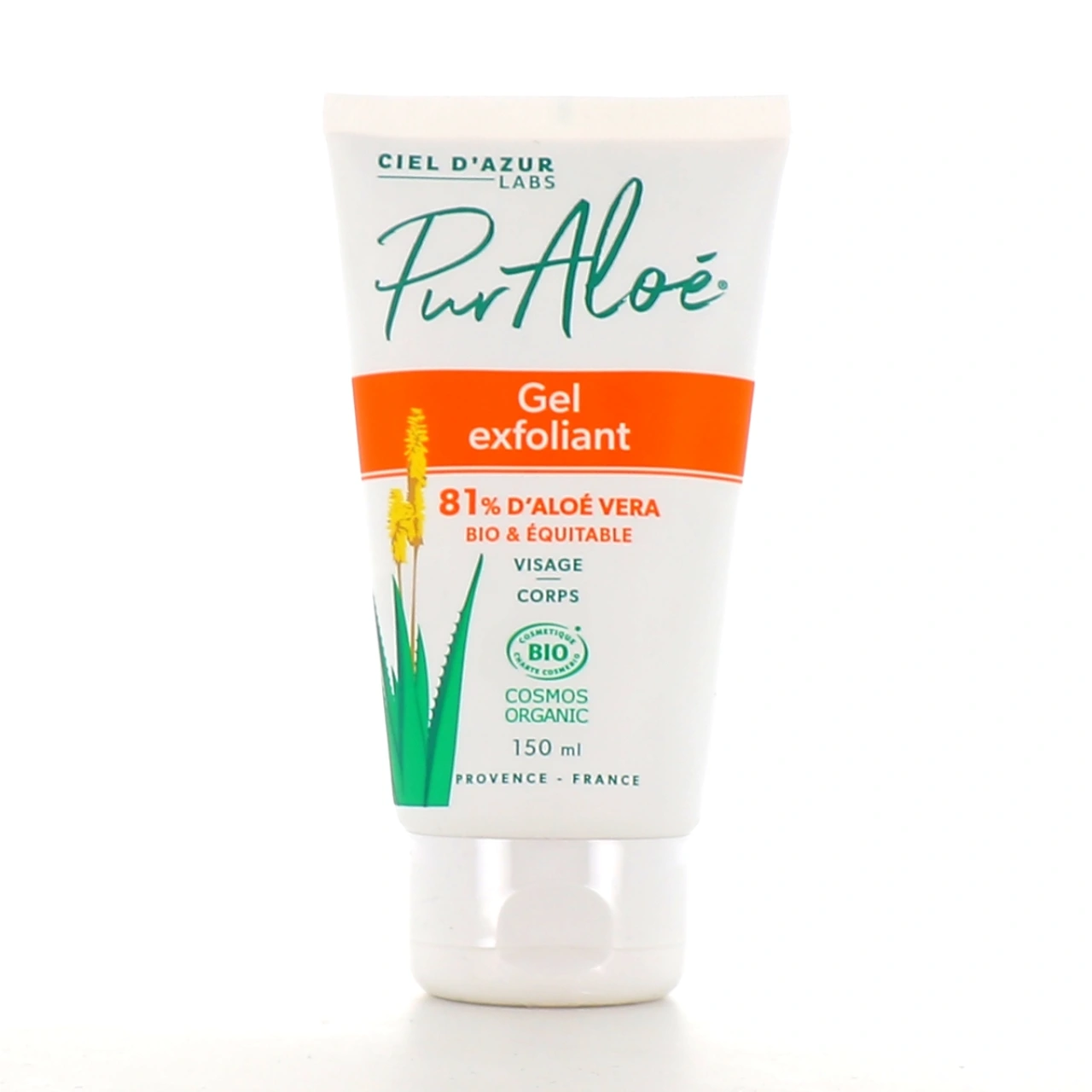 Pur Aloé Gel Exfoliant Bio 81 % Aloe Vera Natif - Pur'Aloé