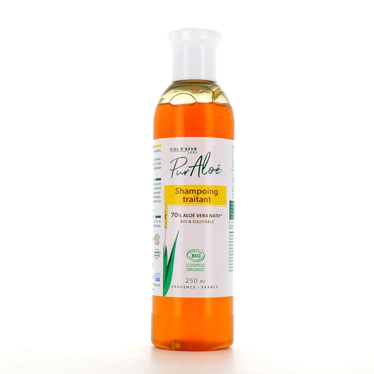 Pur Aloé Shampoing Traitant Bio 70 % Aloe Vera Natif - Pur'Aloé