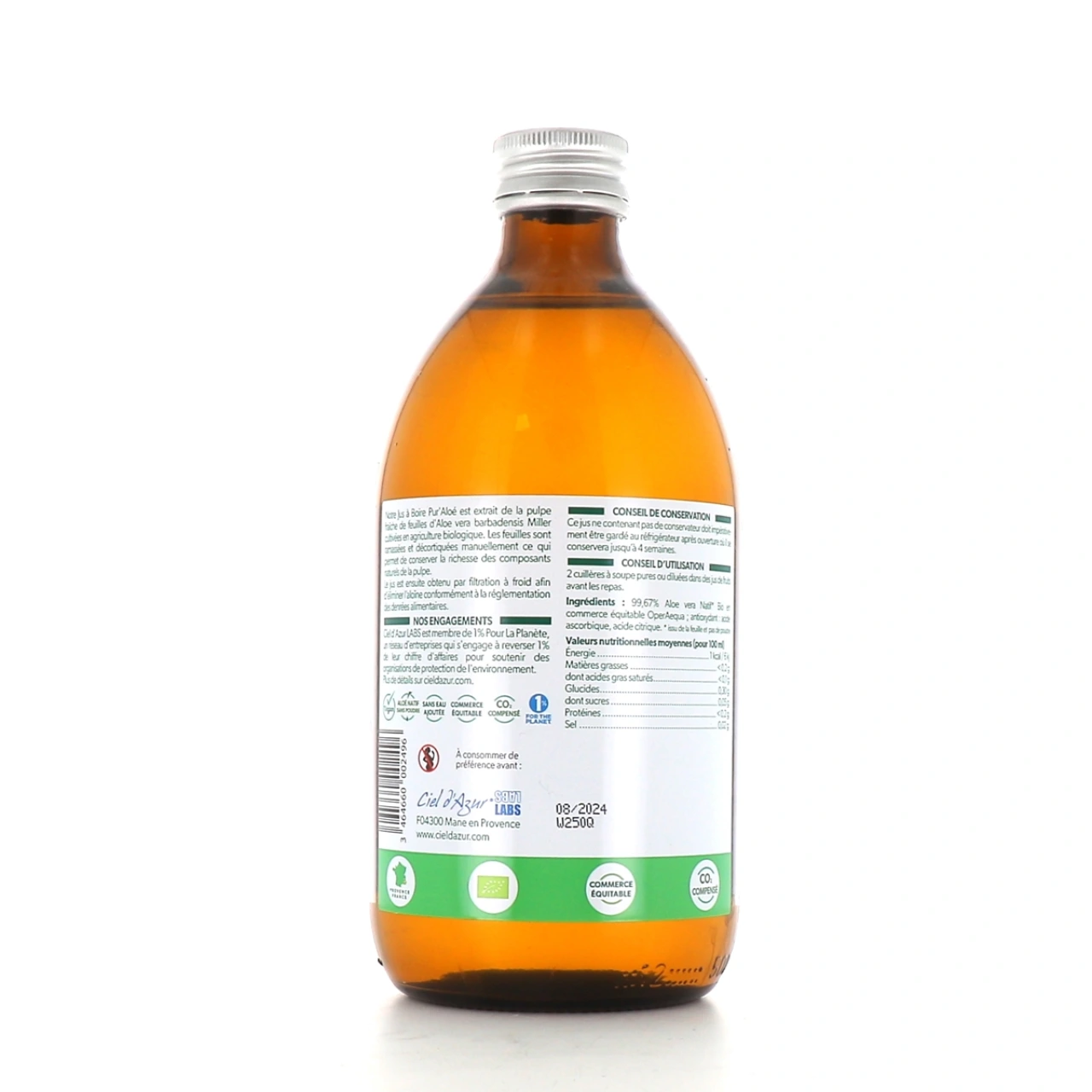 Pur Aloé Jus Aloe Vera Bio à Boire - Vue 2