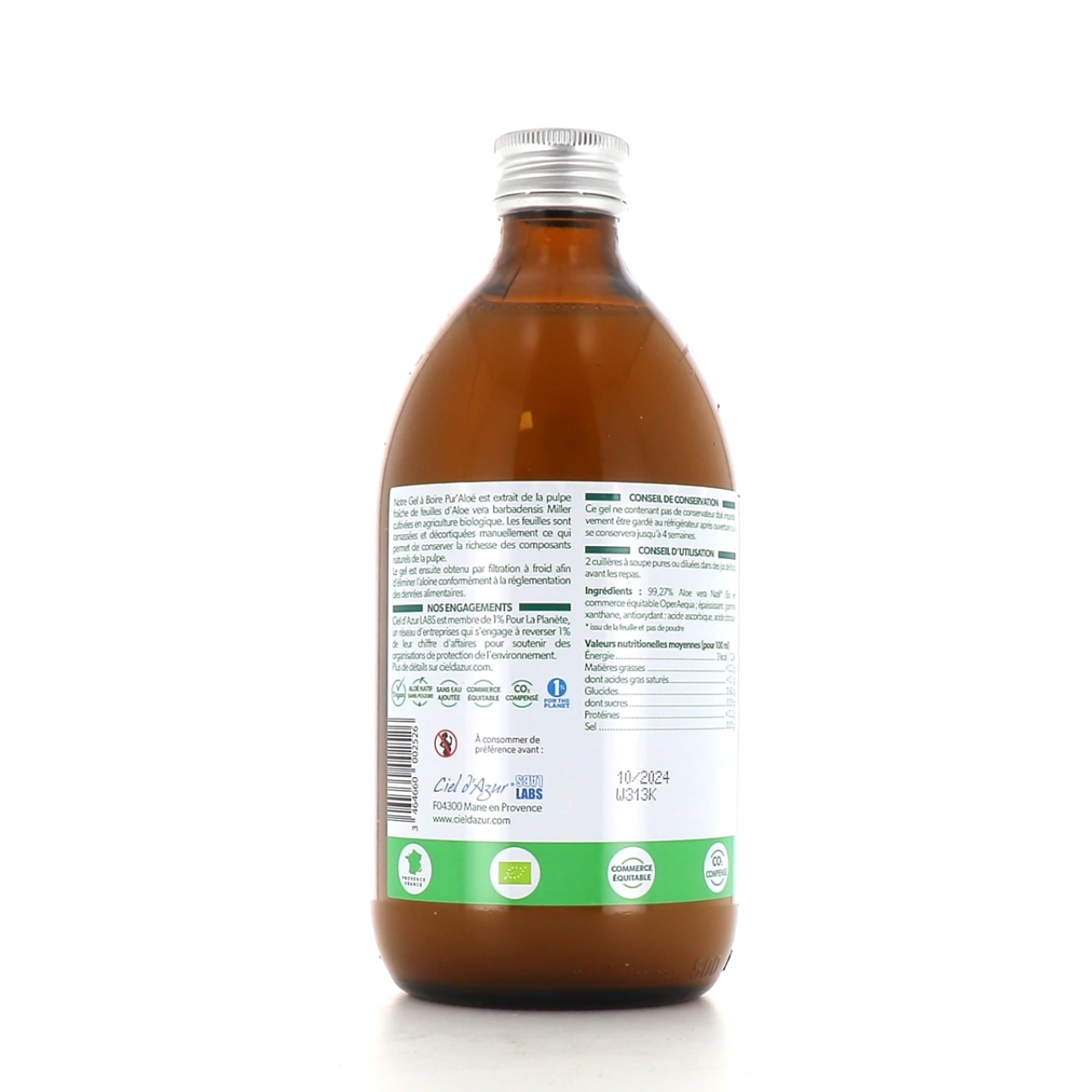Pur Aloé Gel Aloe Vera Bio à Boire - Vue 2