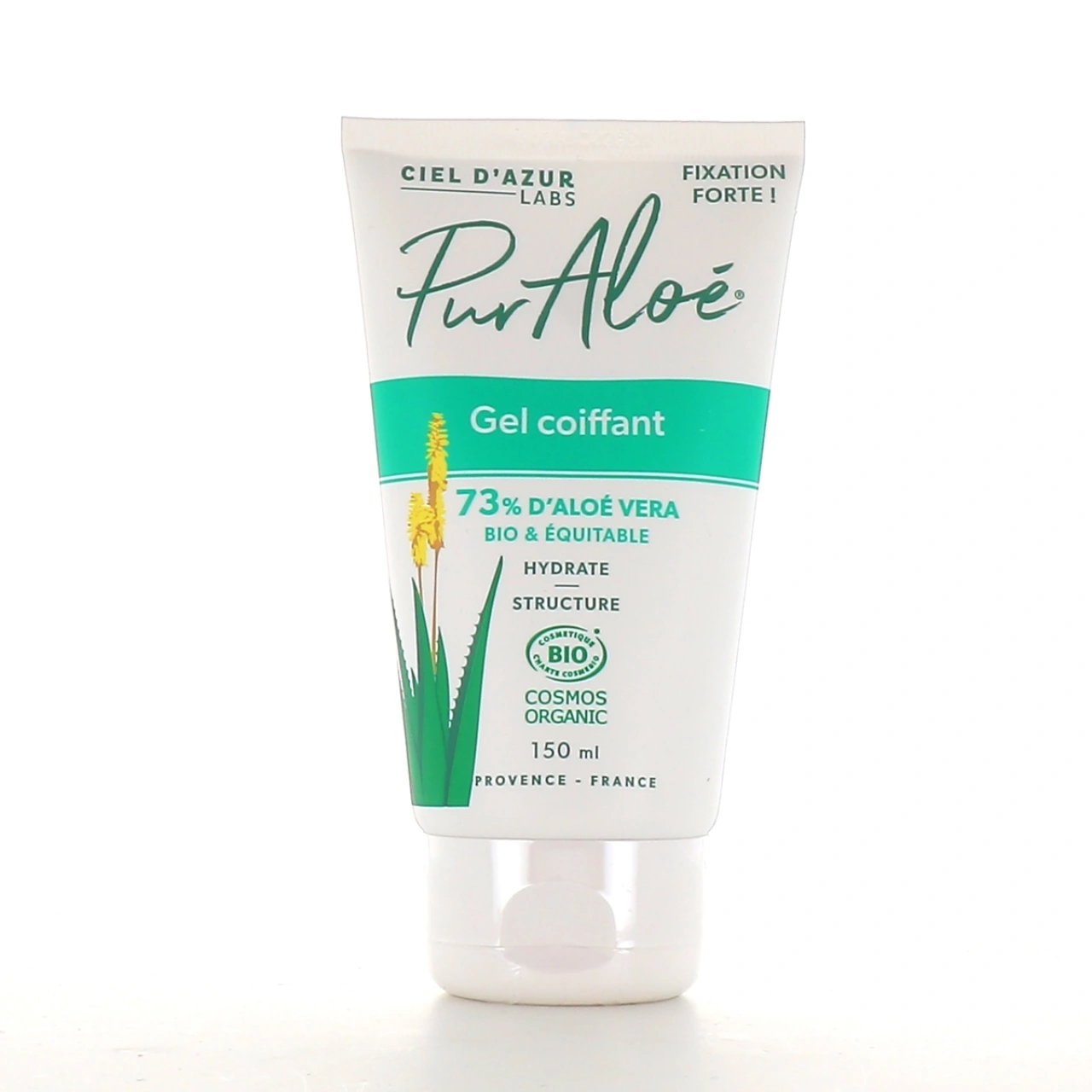 Pur Aloé Gel Coiffant Bio 73 % Aloe Vera Natif - Pur'Aloé