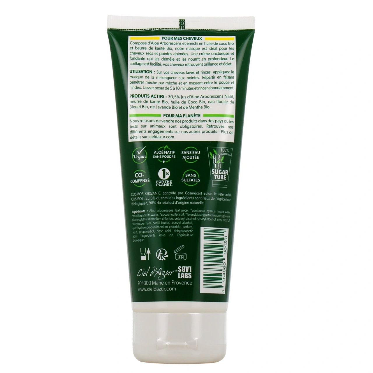 Pur Aloé Masque Cheveux Bio - Vue 4