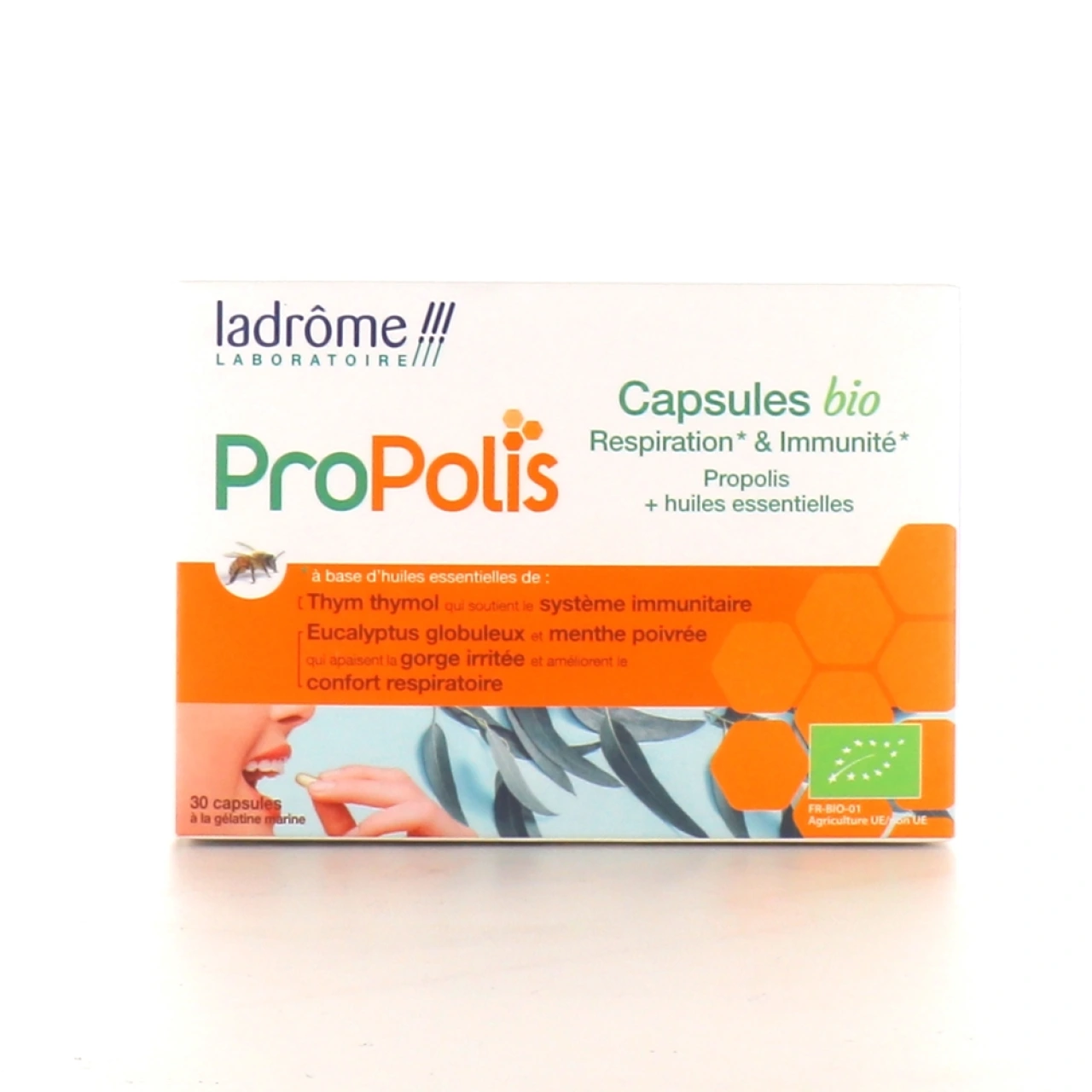 Ladrôme Propolis Capsules Bio Respiration Immunité - Ladrôme