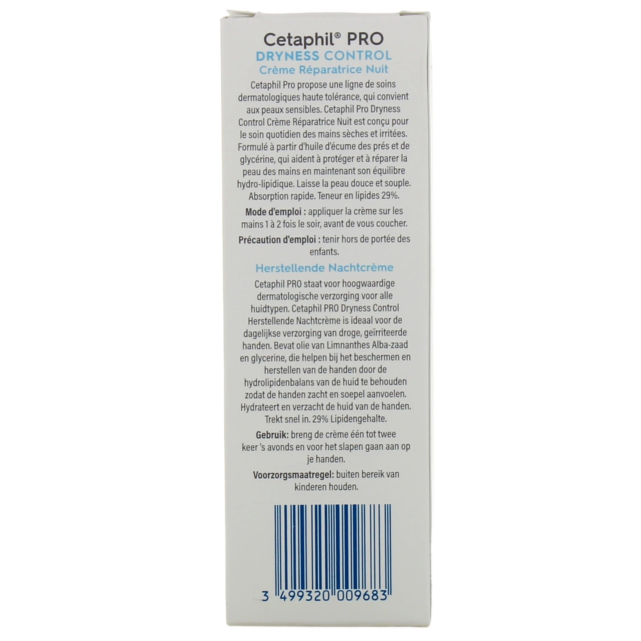 Cetaphil Pro Dryness Control Crème Mains Réparatrice Nuit - Vue 3