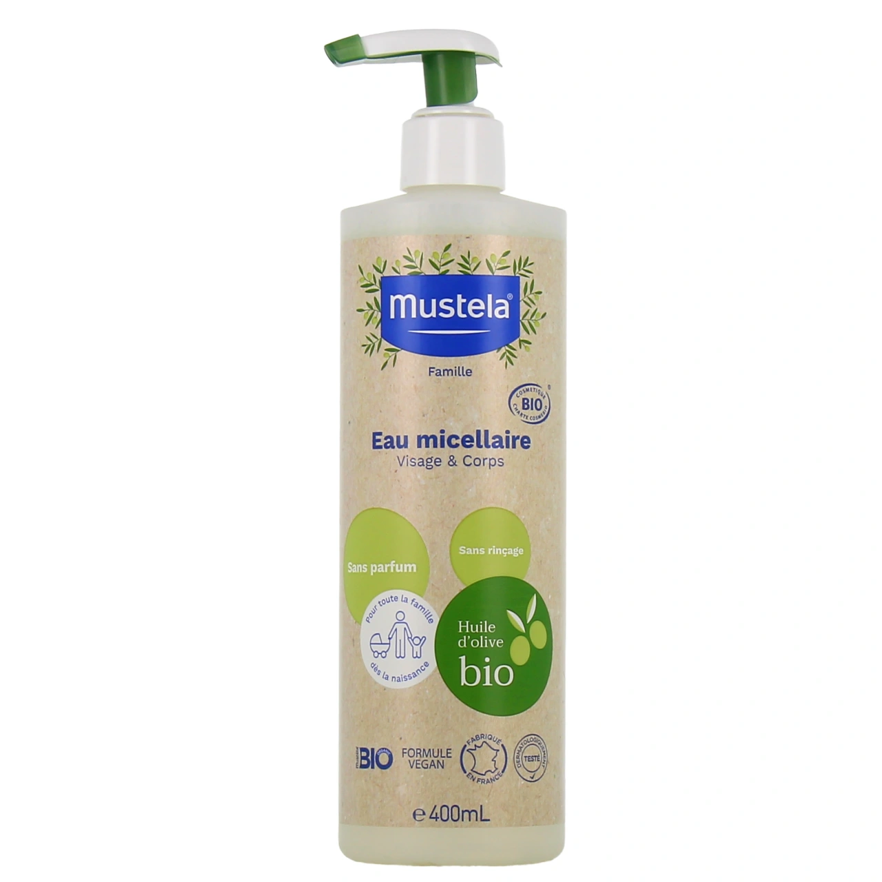 Mustela Eau Micellaire Sans Parfum Bio - Vue 2