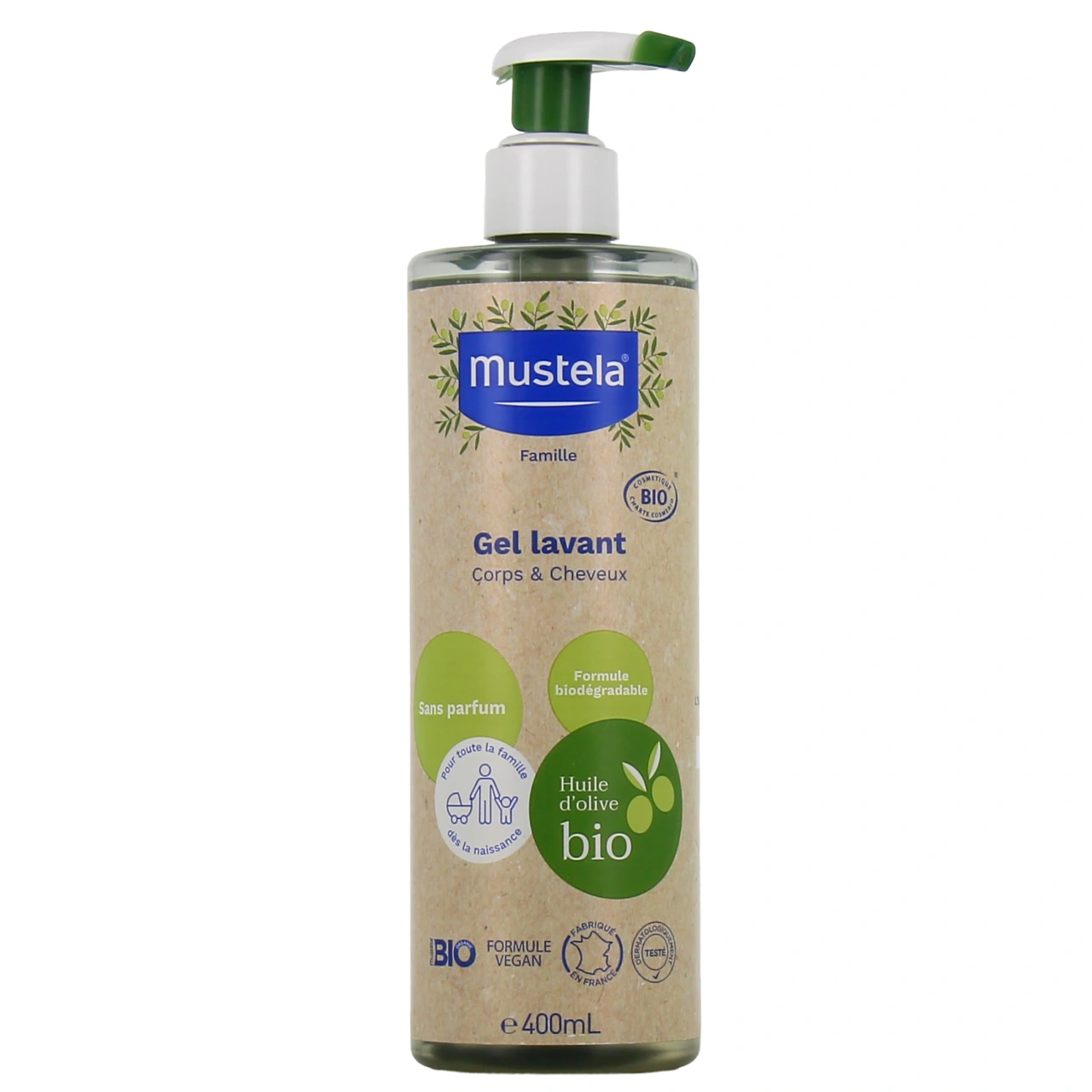 Mustela Gel Lavant Sans Parfum Bio - Vue 2
