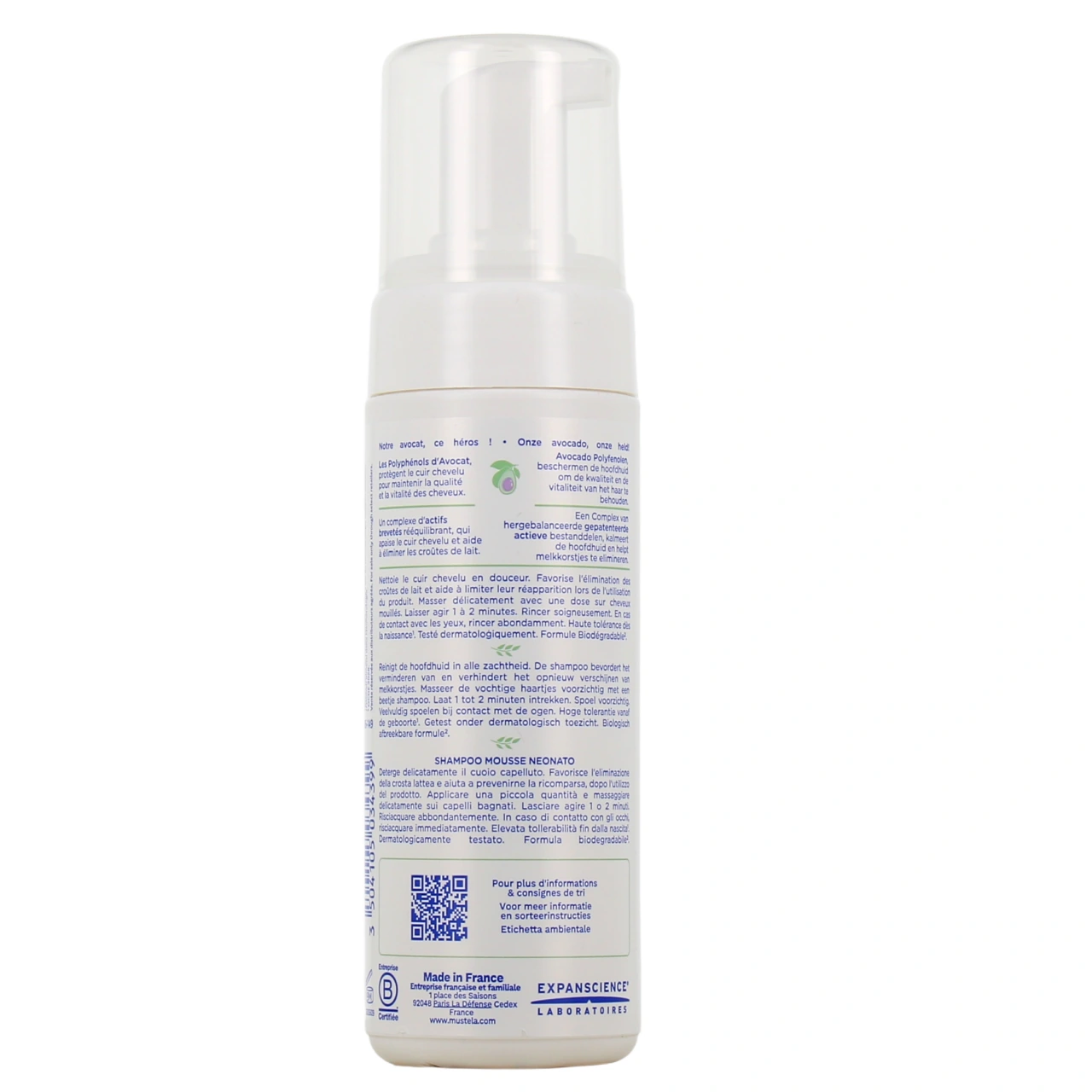 Mustela Shampooing Mousse - Vue 3