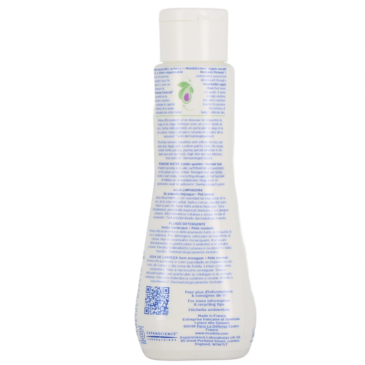 Mustela Eau nettoyante sans rinçage à l'avocat - Vue 3
