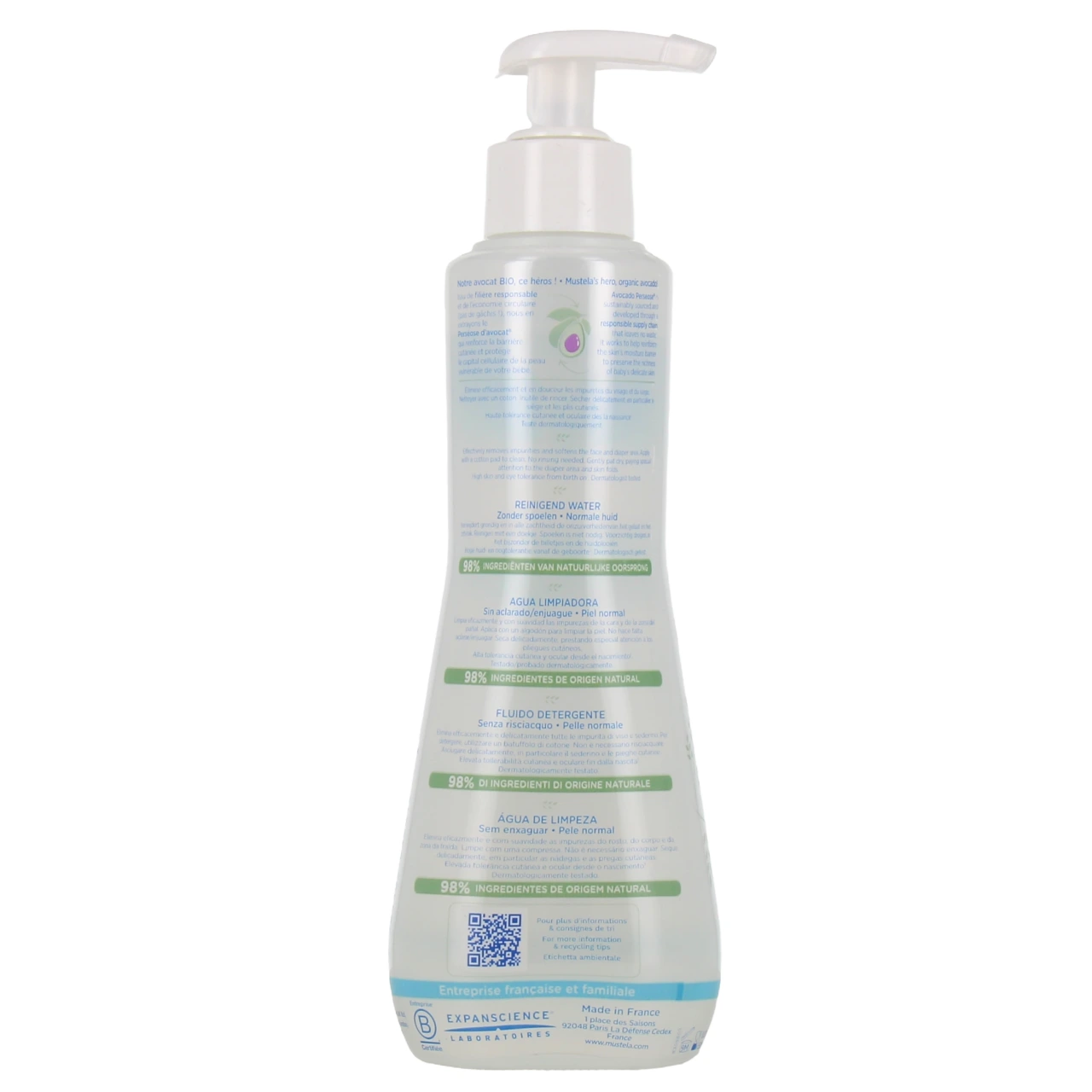 Mustela Eau nettoyante sans rinçage à l'avocat - Vue 6