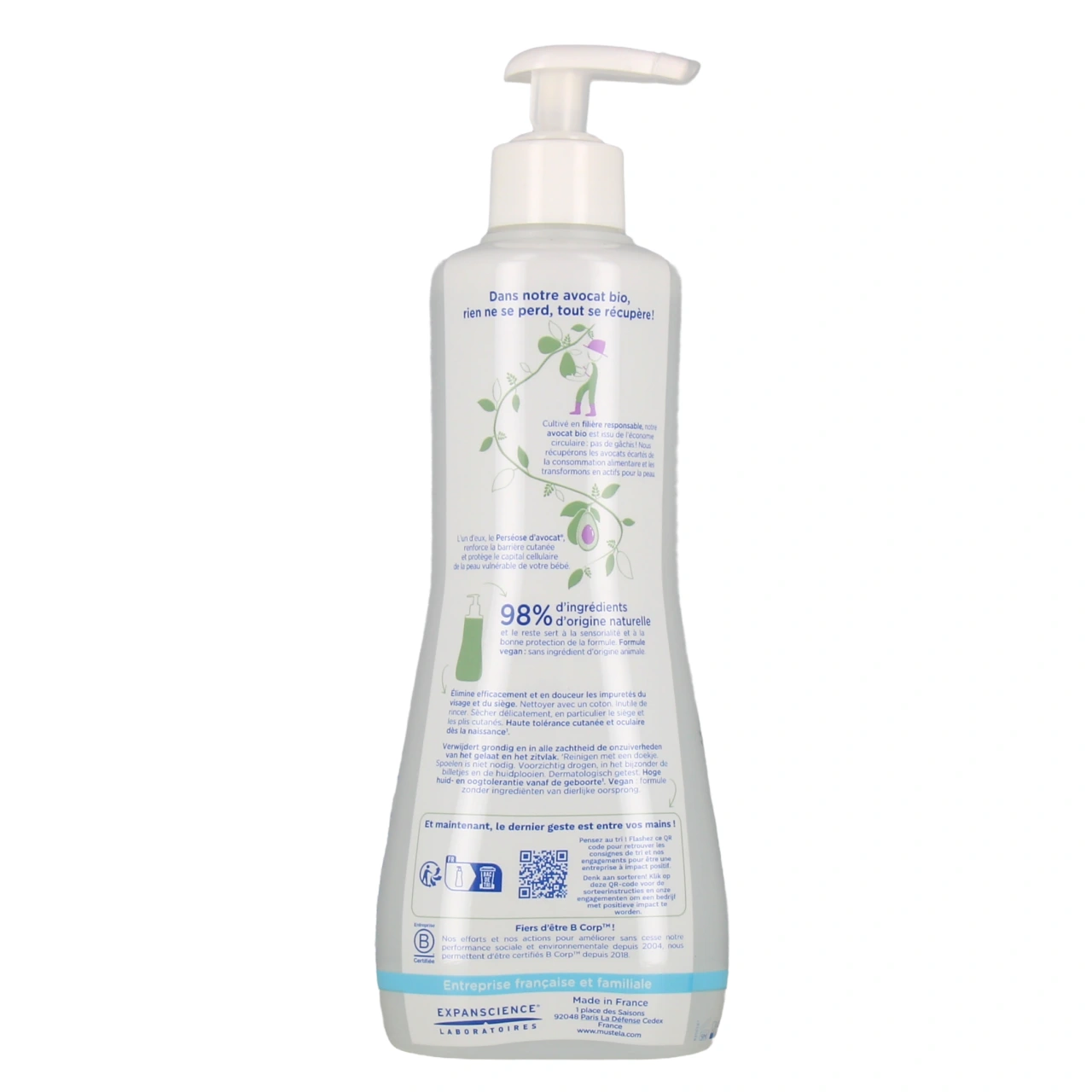 Mustela Eau nettoyante sans rinçage à l'avocat - Vue 12
