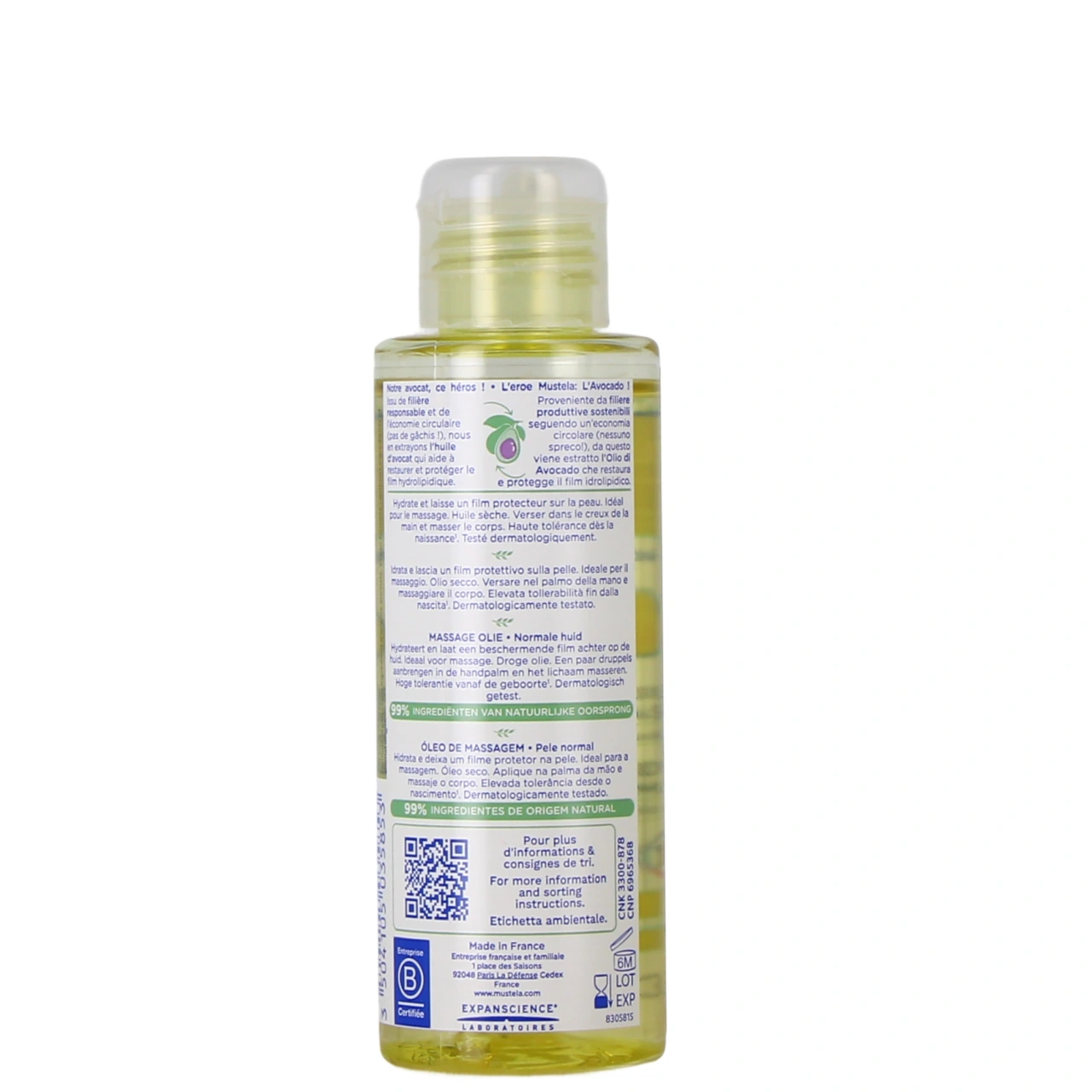 Mustela Huile de massage - Vue 3