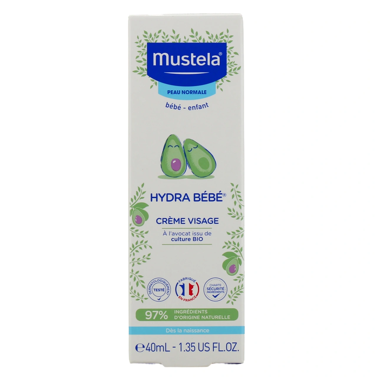 Mustela Hydra Bébé Crème visage - Vue 2