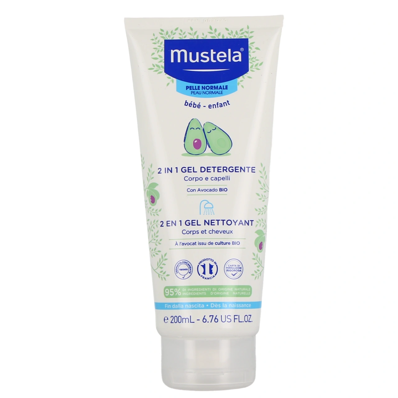 Mustela 2 en 1 Gel Nettoyant Cheveux et Corps - Vue 2