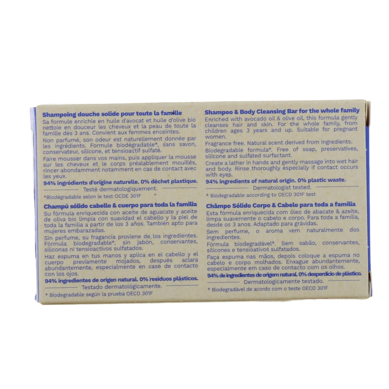 Mustela Shampoing Douche Solide - Vue 3