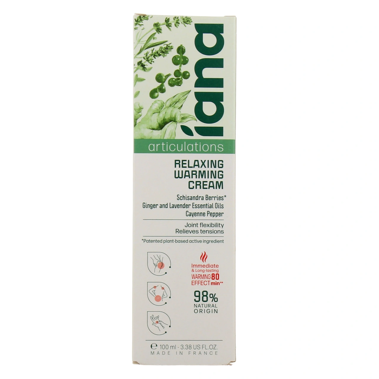 Iana Crème Chauffante Relaxante Articulations - Vue 3