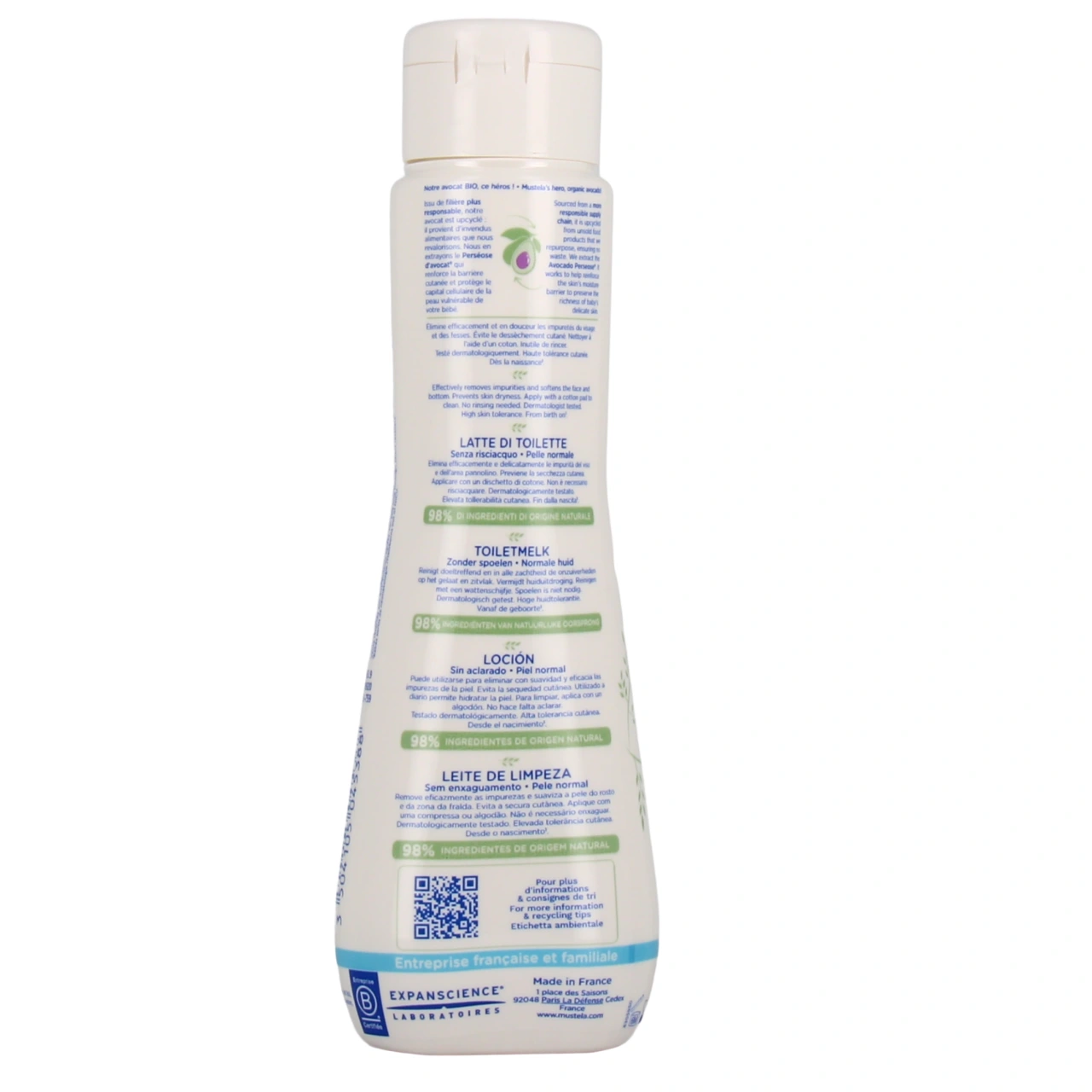 Mustela Lait de toilette sans rinçage - Vue 8
