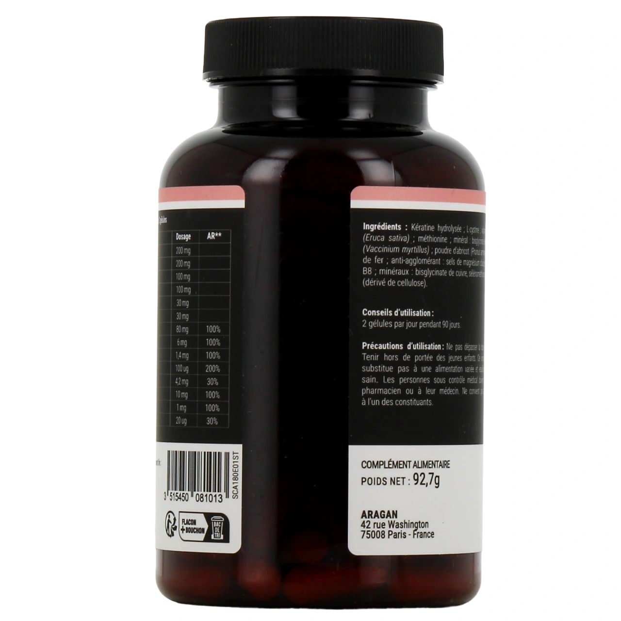 Synactifs Cap Actifs Absolu Cheveux & Ongles - Vue 3