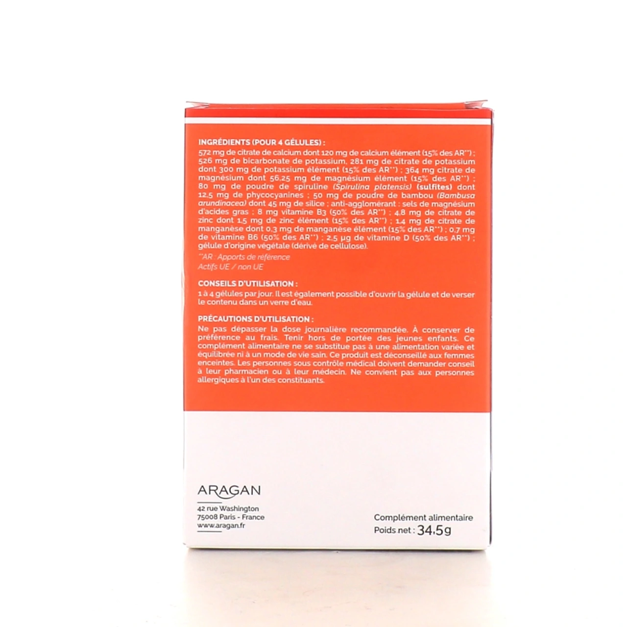 Aragan Alcaline Complex 60 gélules - Vue 2