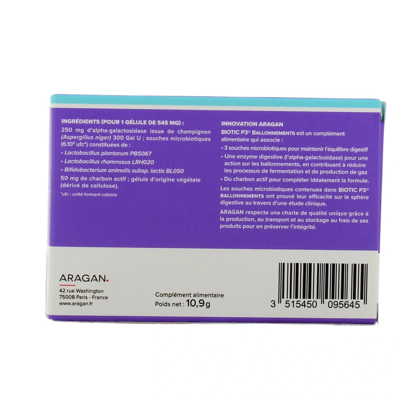Aragan Biotic P3 Ballonnements - Vue 3