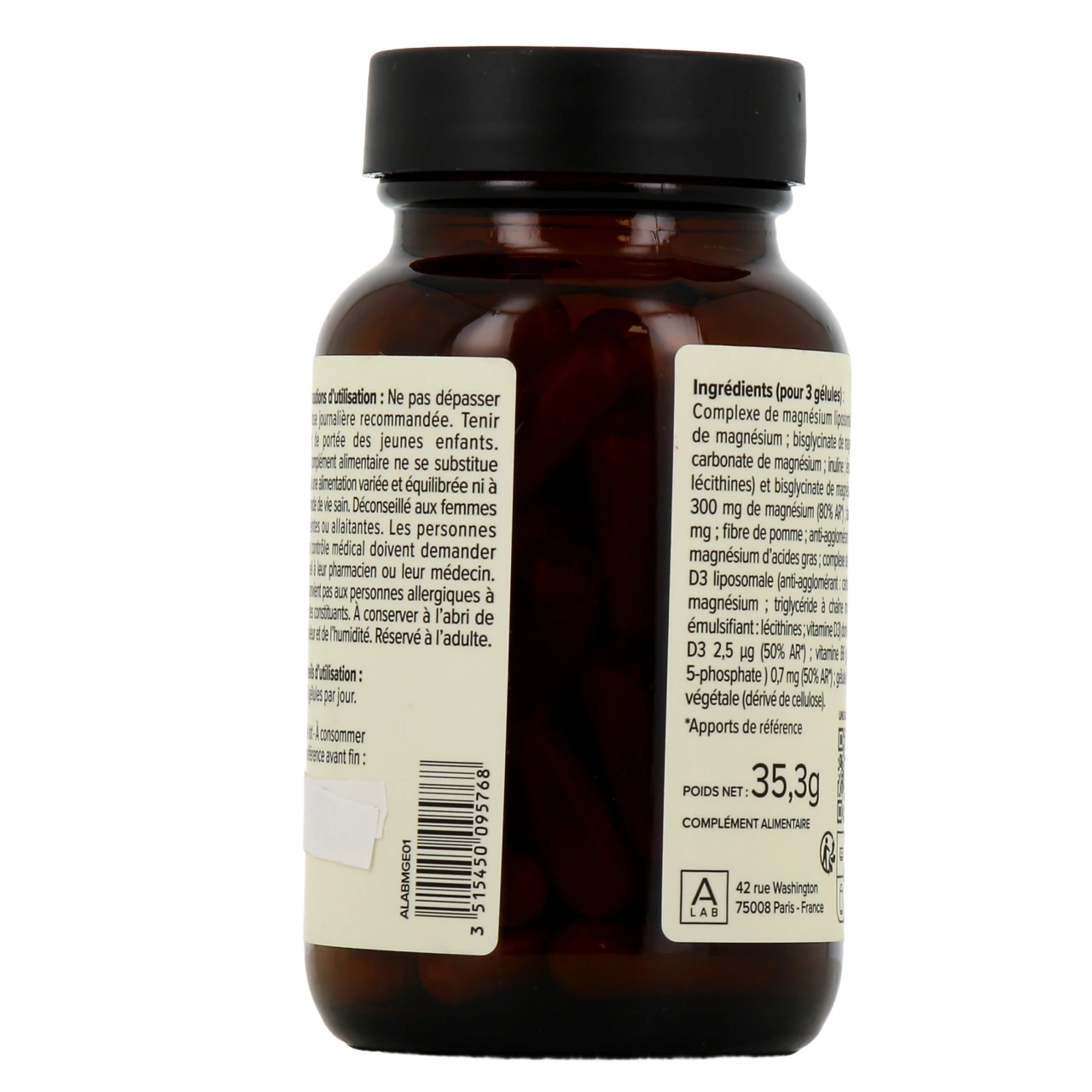 A-LAB Magnésium Liposomal - Vue 3