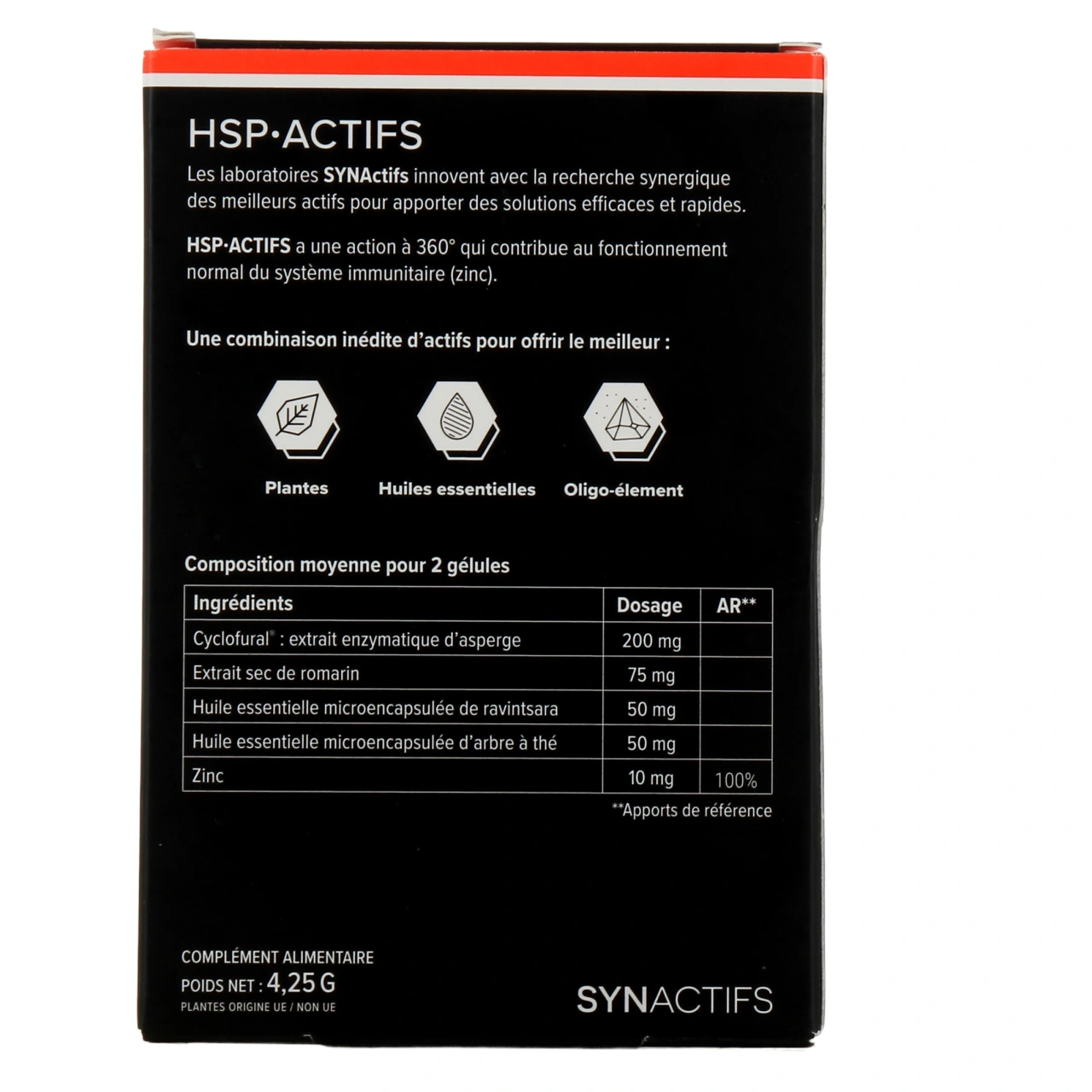 Synactifs HSP Actifs Immunité - Vue 3