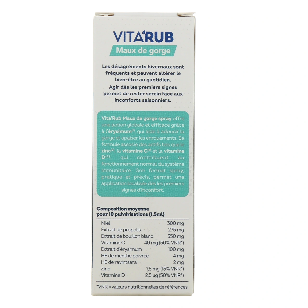 Vitavea Vita'Rub Maux de Gorge - Vue 3