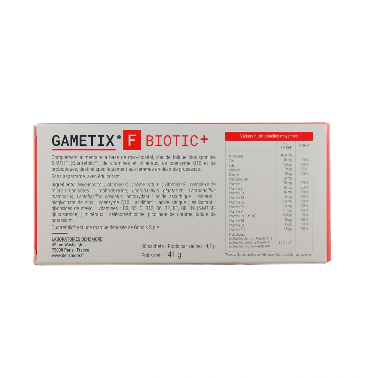 Gametix F Biotic+ - Vue 3