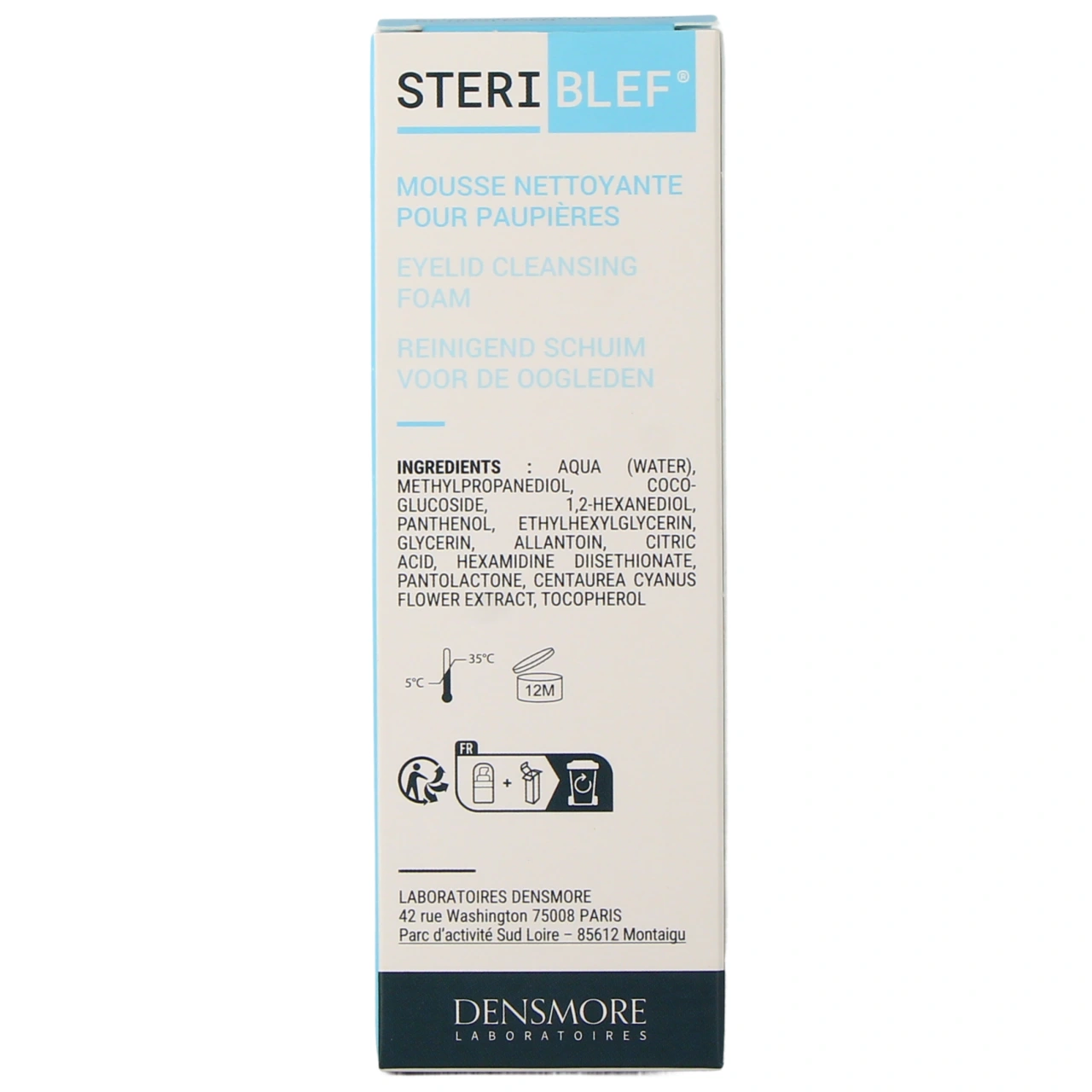 Densmore Steriblef Mousse Paupières et Cils - Vue 3