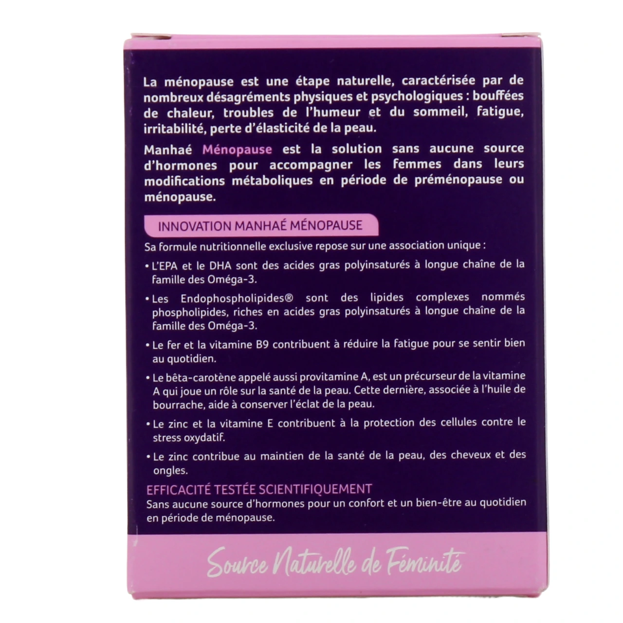 Manhaé Sans Hormones - Vue 3