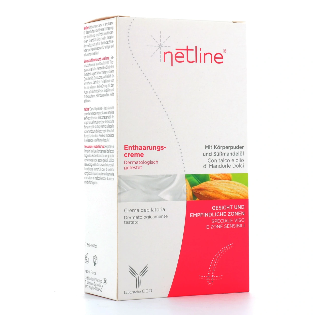 Netline Crème dépilatoire visage et zones sensibles - Vue 2