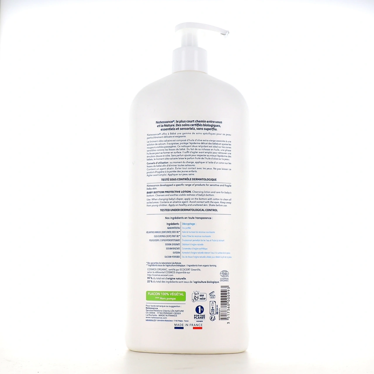 Natessance Bébé Bio Liniment Oléo-Calcaire - Vue 2