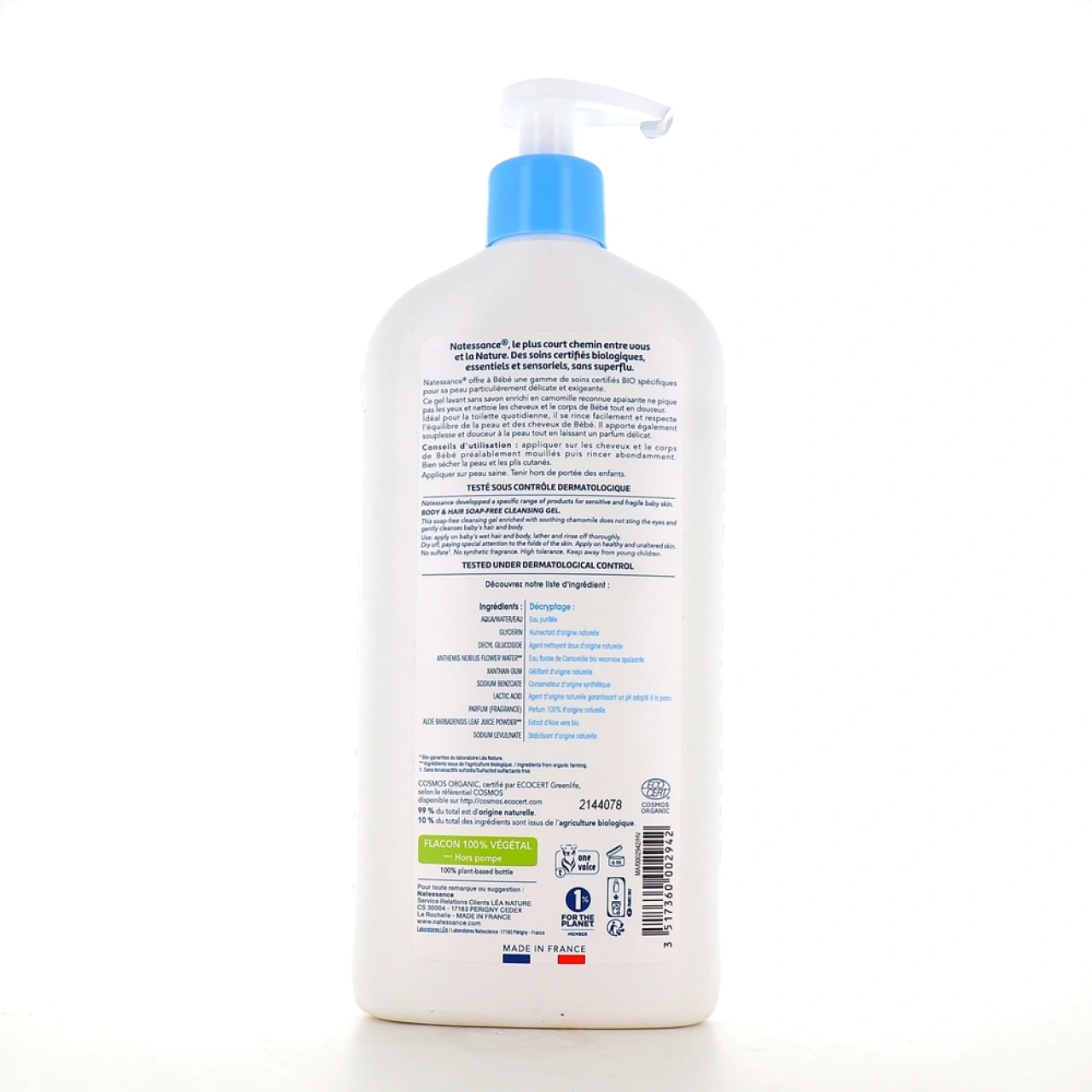 Natessance Bébé Gel lavant - Vue 2