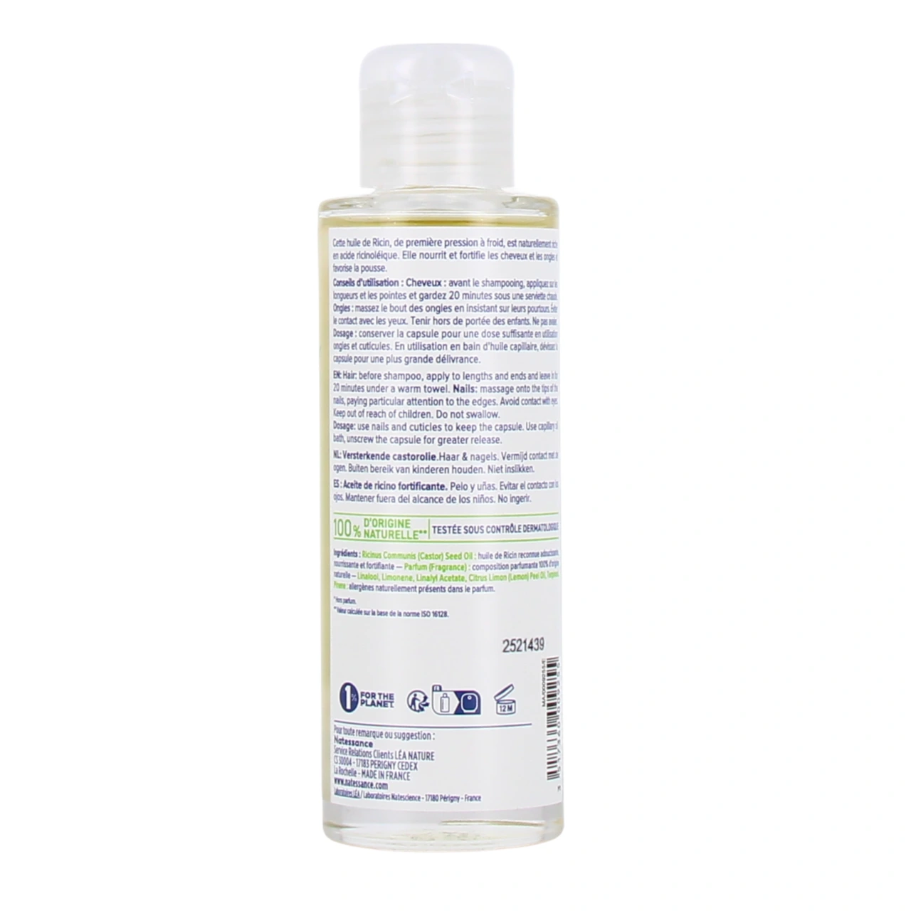 Natessance Huile de Ricin Fortifiante - Vue 5