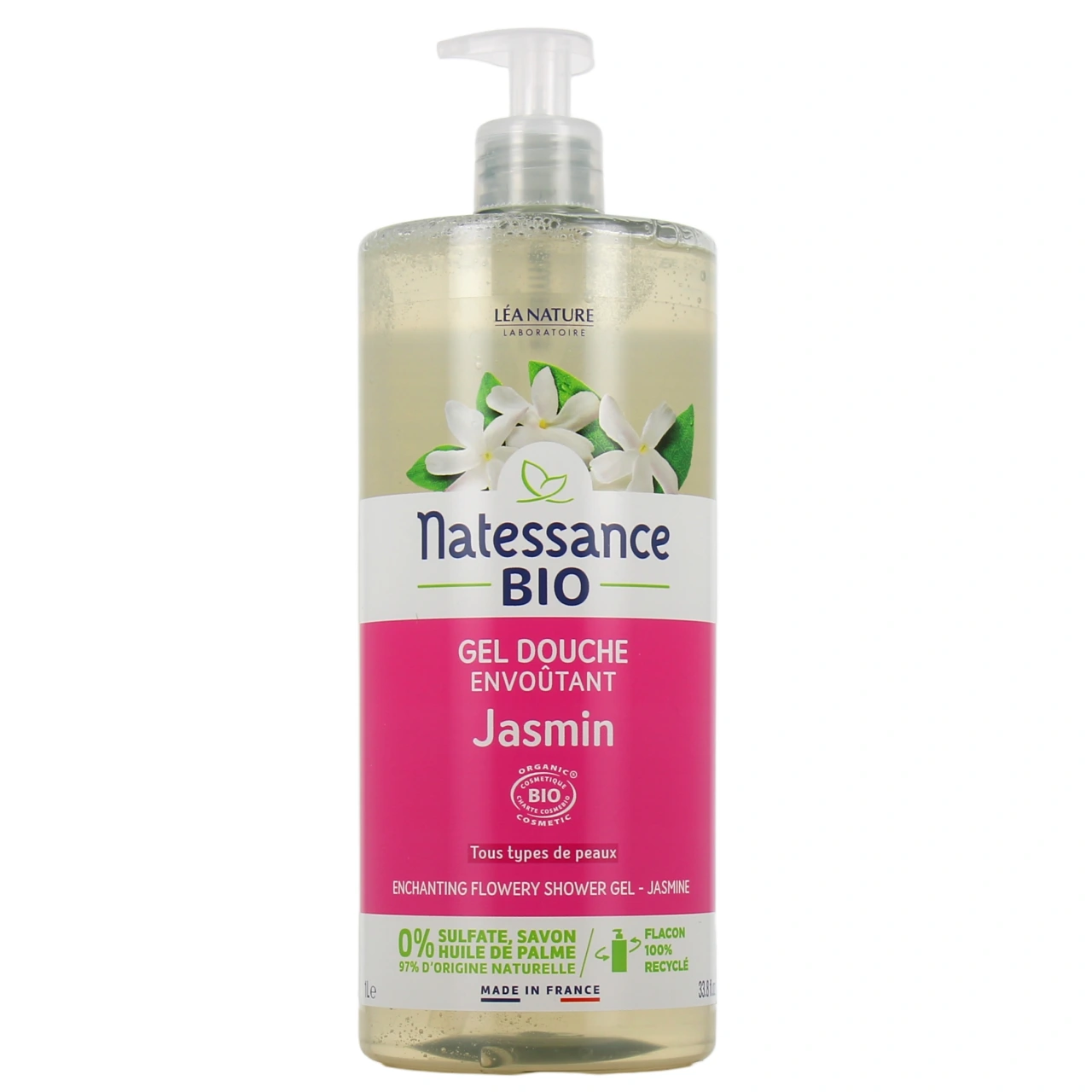 Natessance Gel douche Jasmin floral Bio - Vue 2