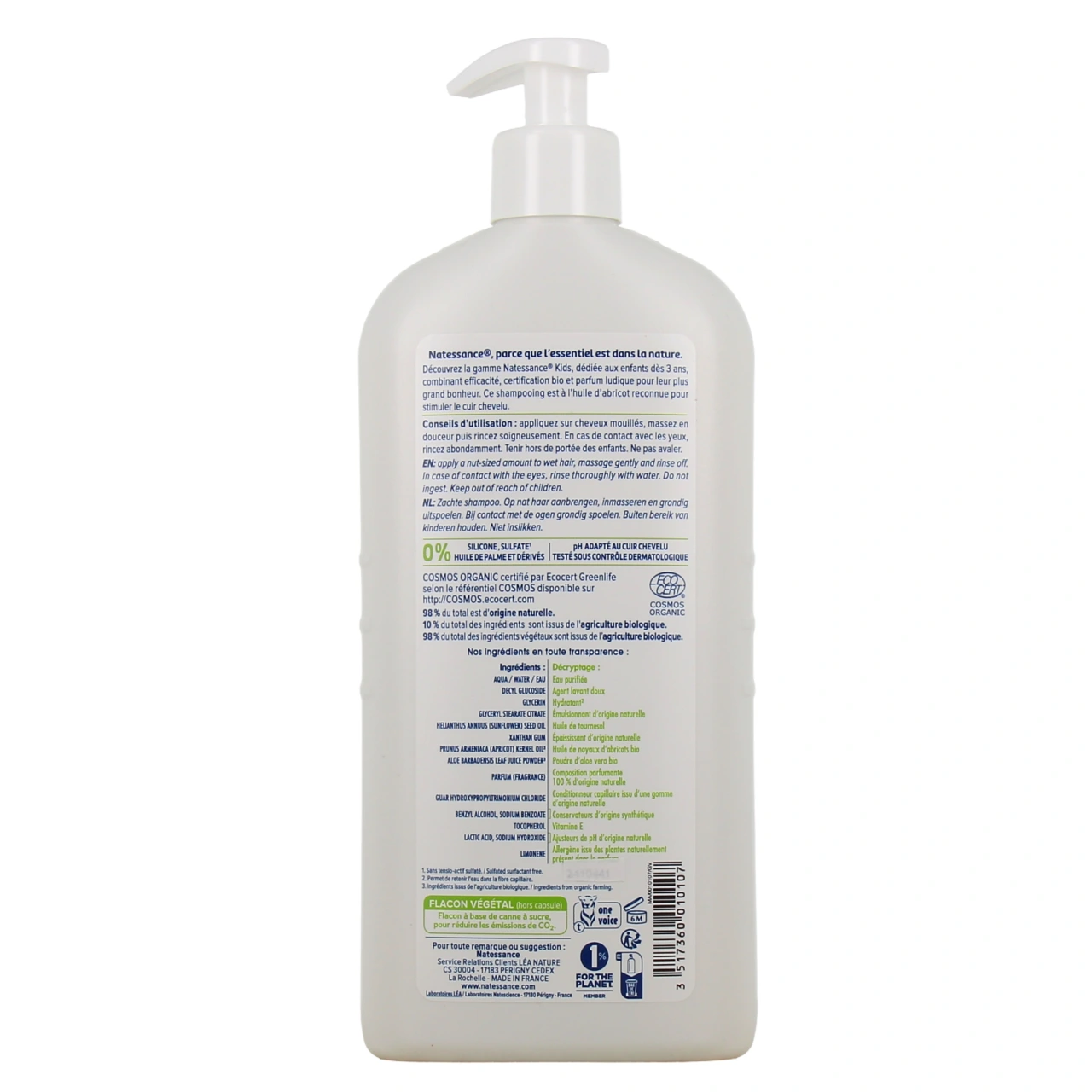 Natessance Kids Shampooing Corps et Cheveux - Vue 3