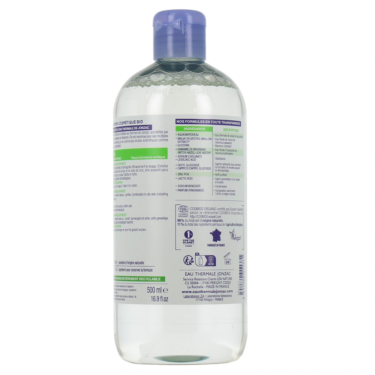 Jonzac Pure Eau micellaire purifiante - Vue 5