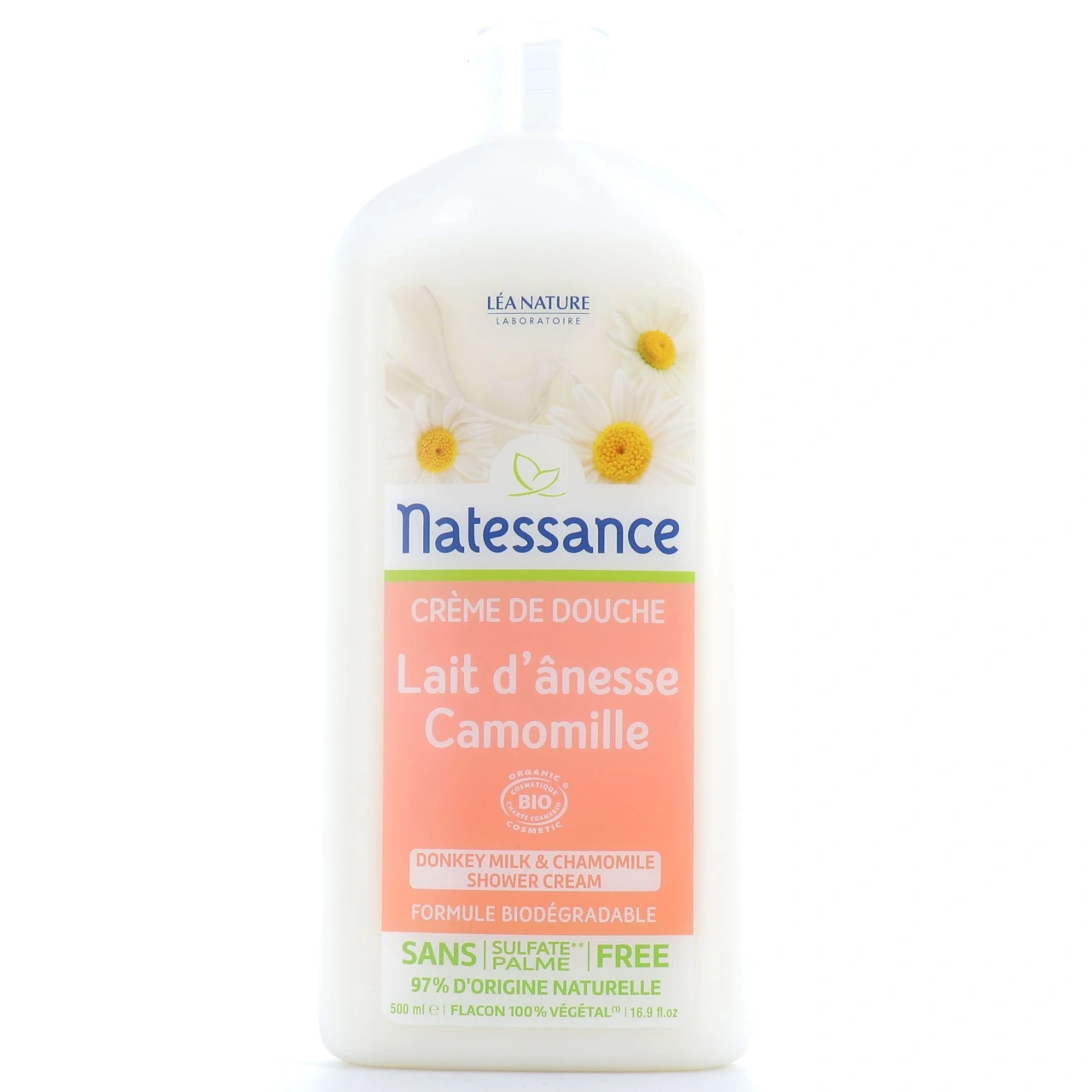 Natessance Crème de Douche Lait d'ânesse Camomille Bio - Natessance