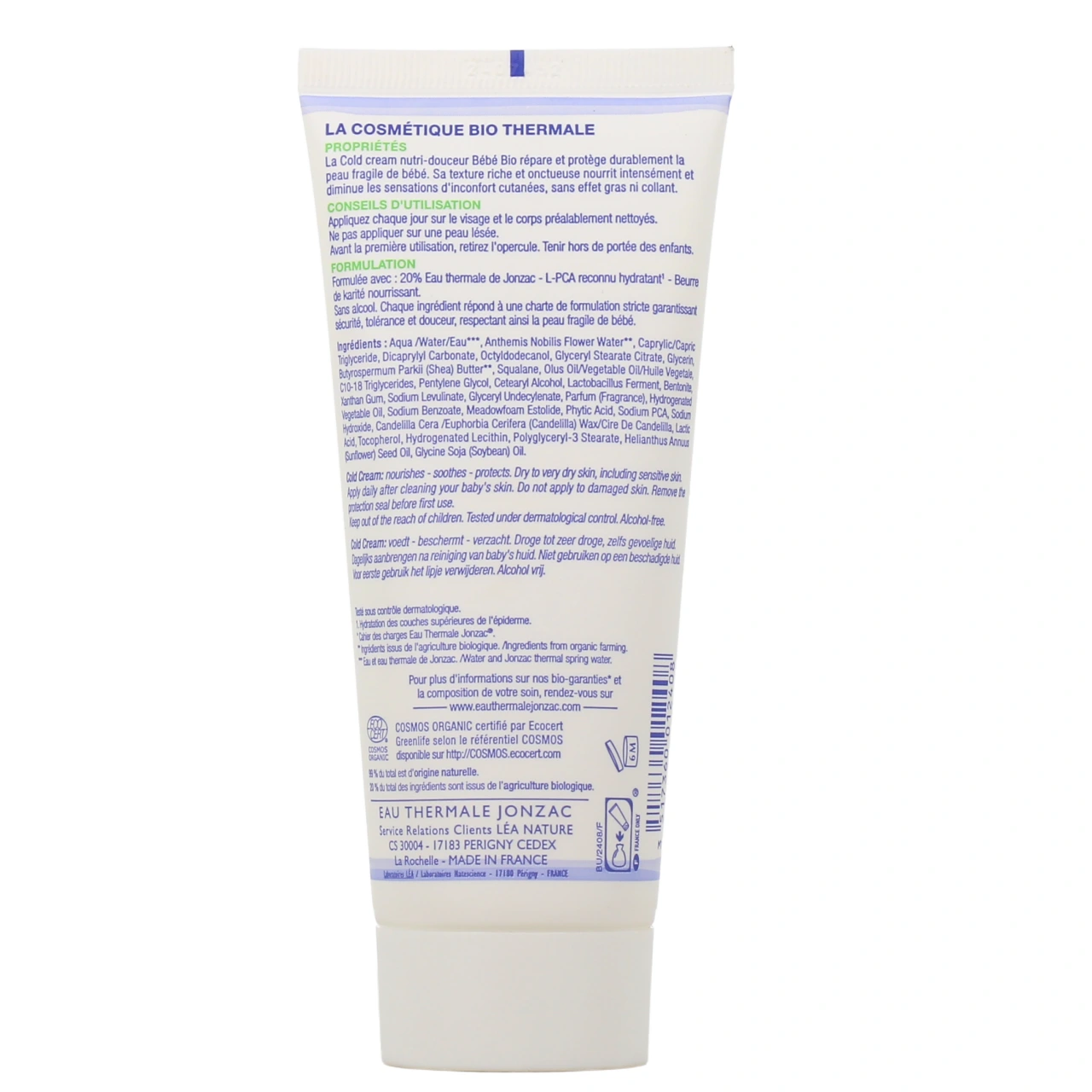 Jonzac Bébé Bio Cold Cream Nutri-Douceur - Vue 3