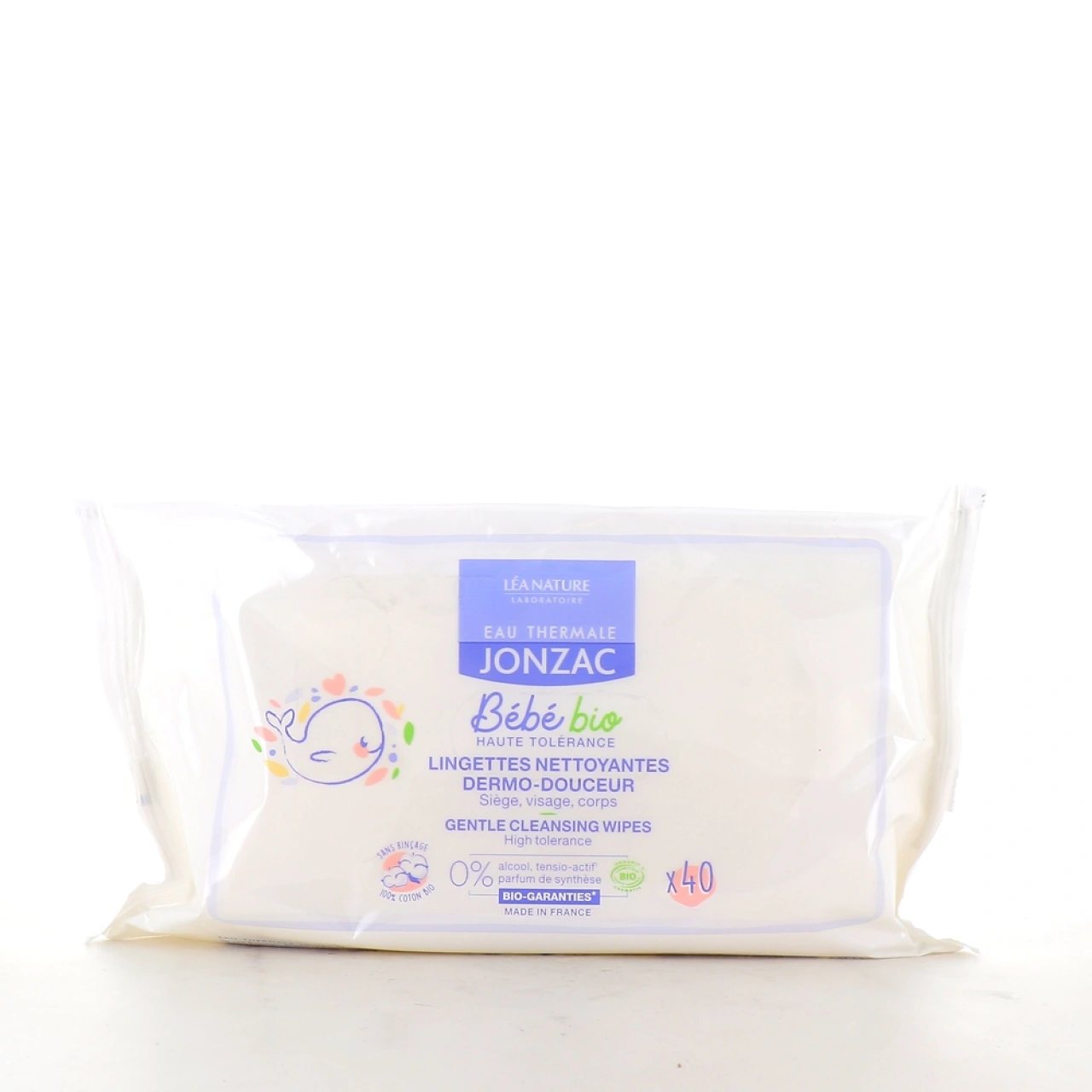 Jonzac Bébé Bio Lingettes Nettoyantes Dermo-Douceur - Vue 4