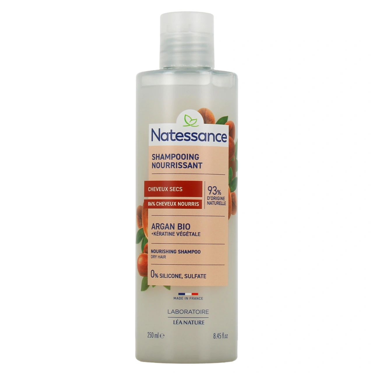 Natessance Shampooing nourrissant Argan Kératine Bio - Vue 2