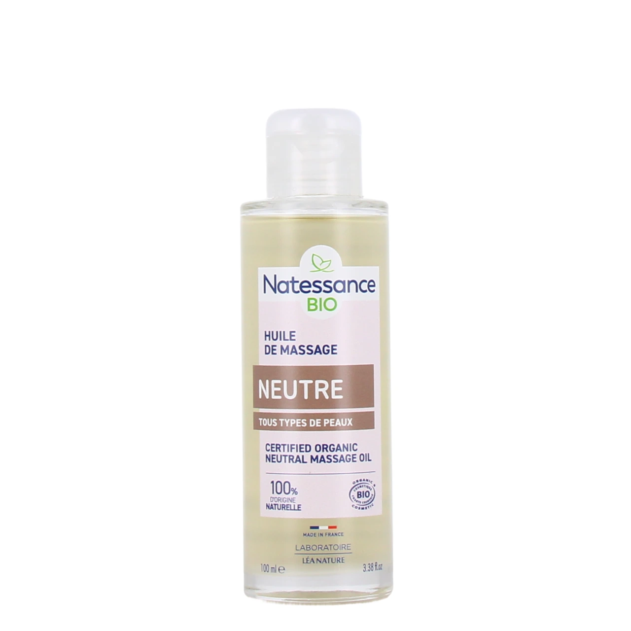 Natessance Huile Neutre Bio Massage et Soin - Vue 2