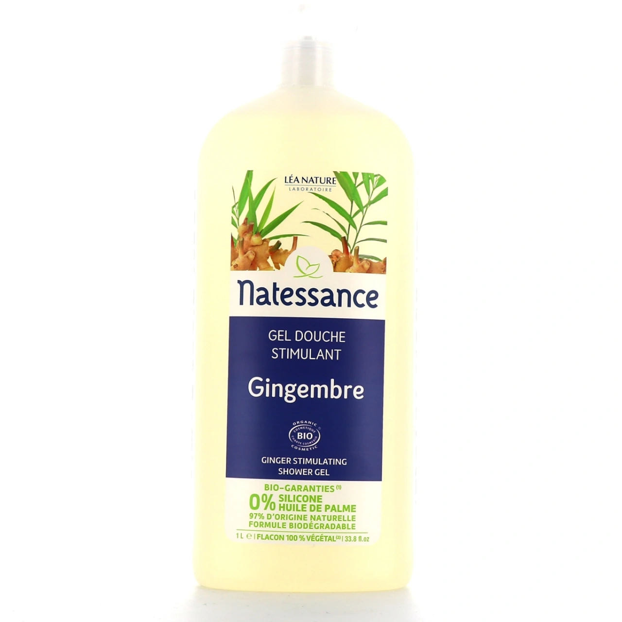 Natessance Gel Douche Stimulant Gingembre Bio - Natessance